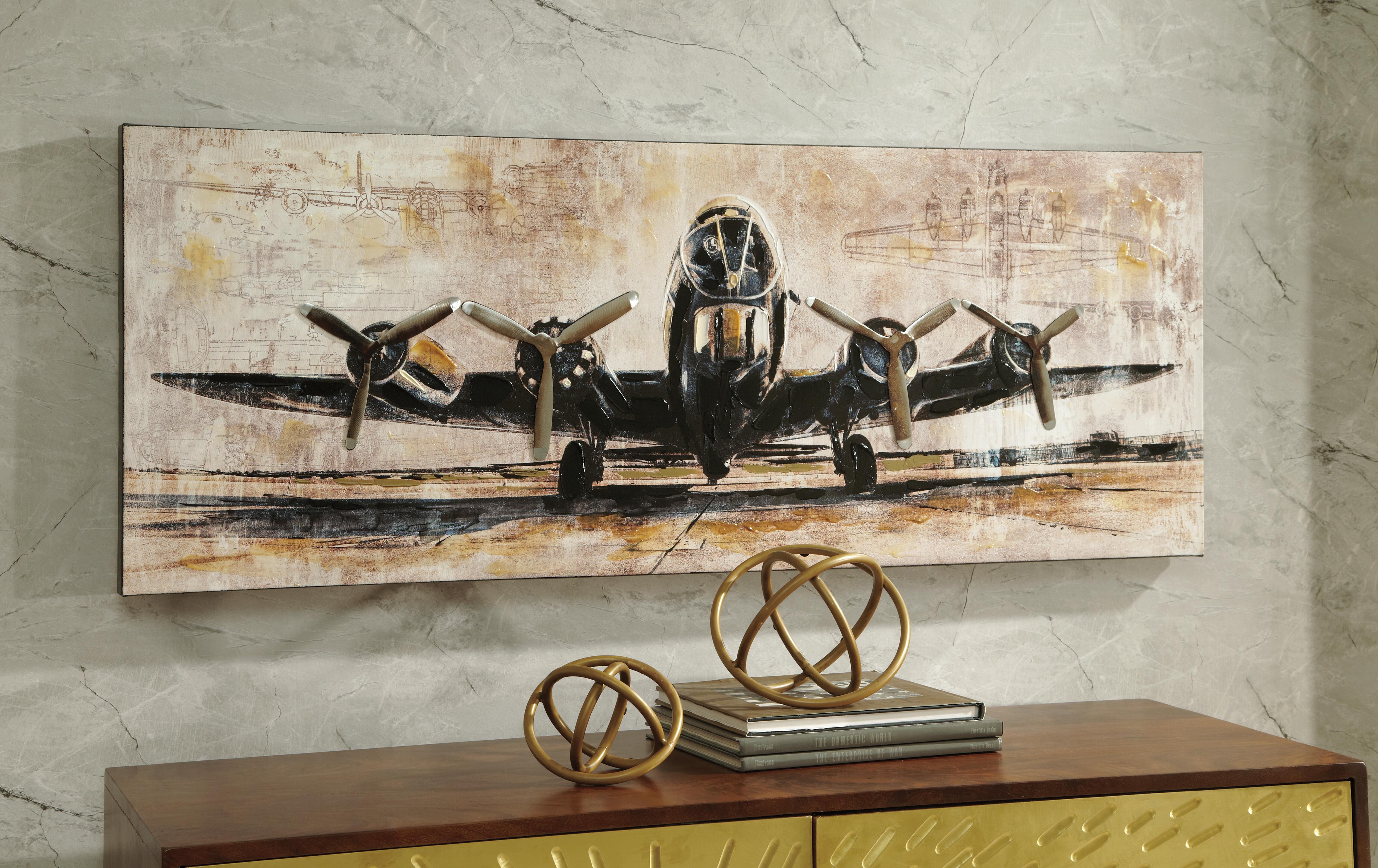 Dar Furniture - Ashley Furniture - Kalene Wall Art - Wall Art / Brown/Black - A8000152