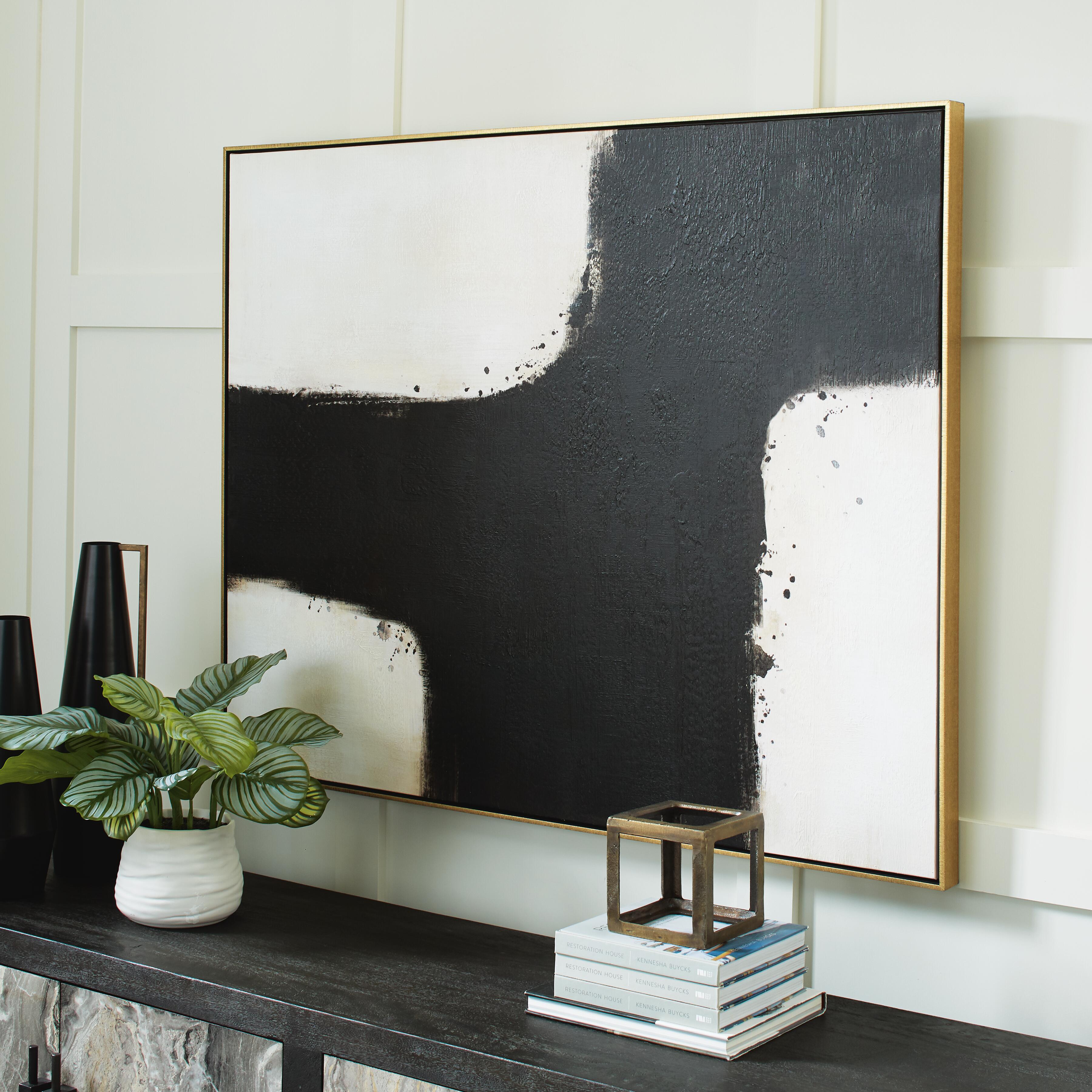 Dar Furniture - Ashley Furniture - Reighlea Wall Art - Wall Art / Black/White - A8000352