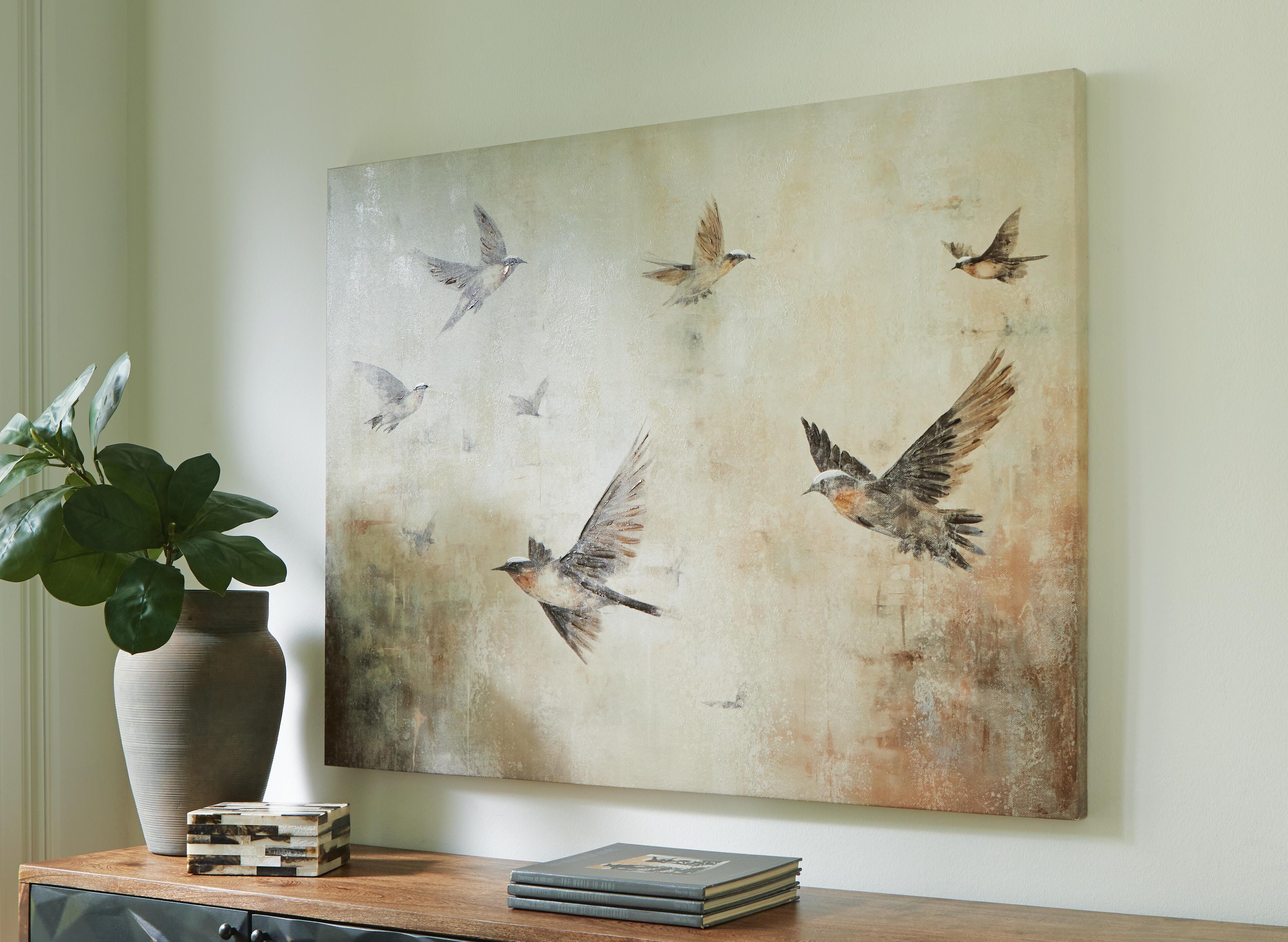 Dar Furniture - Ashley Furniture - Collmund Wall Art - Wall Art / Gray/Brown - A8000413