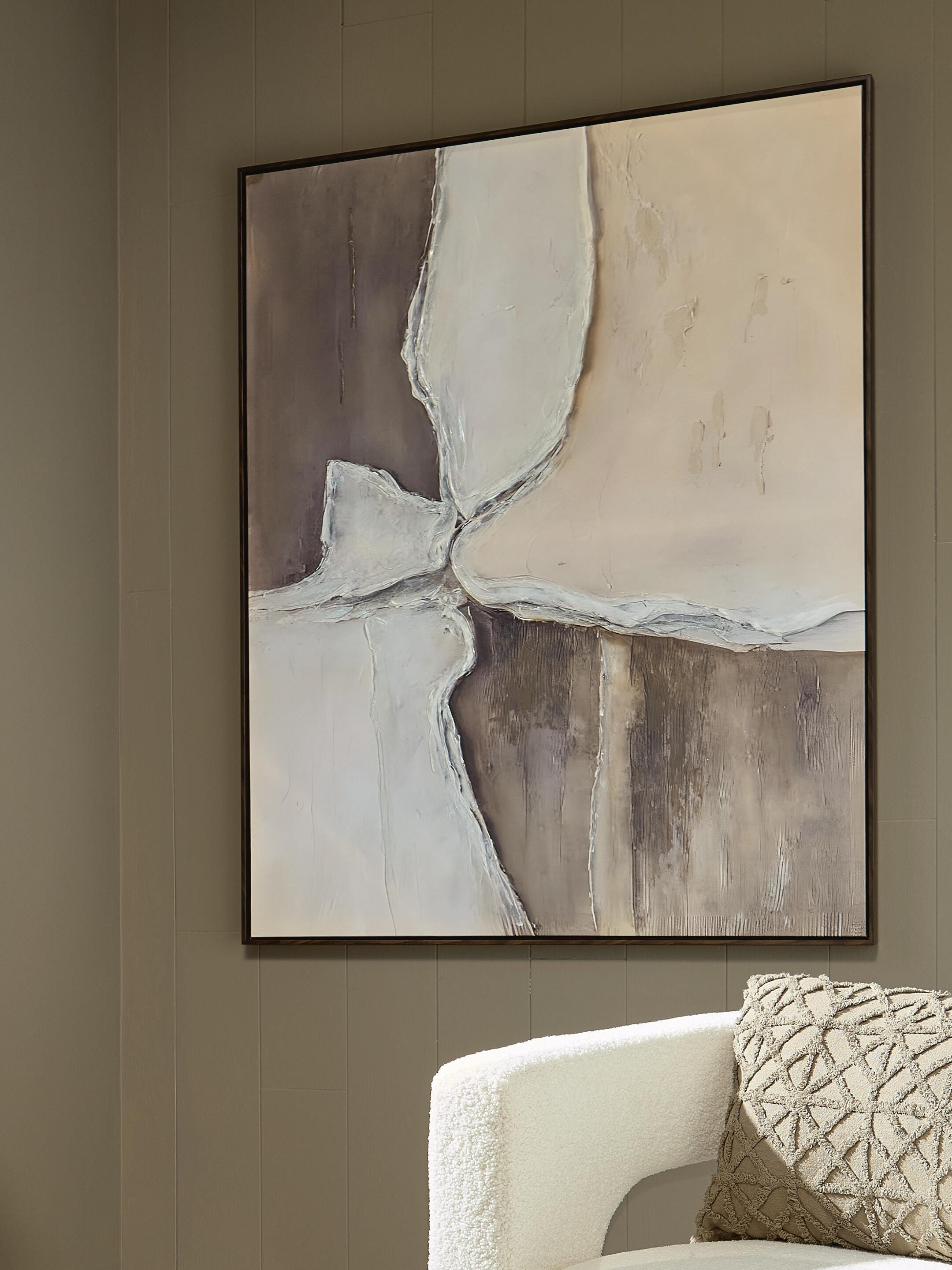 Dar Furniture - Ashley Furniture - Junward Wall Art - Wall Art / Brown/Tan/White - A8000461