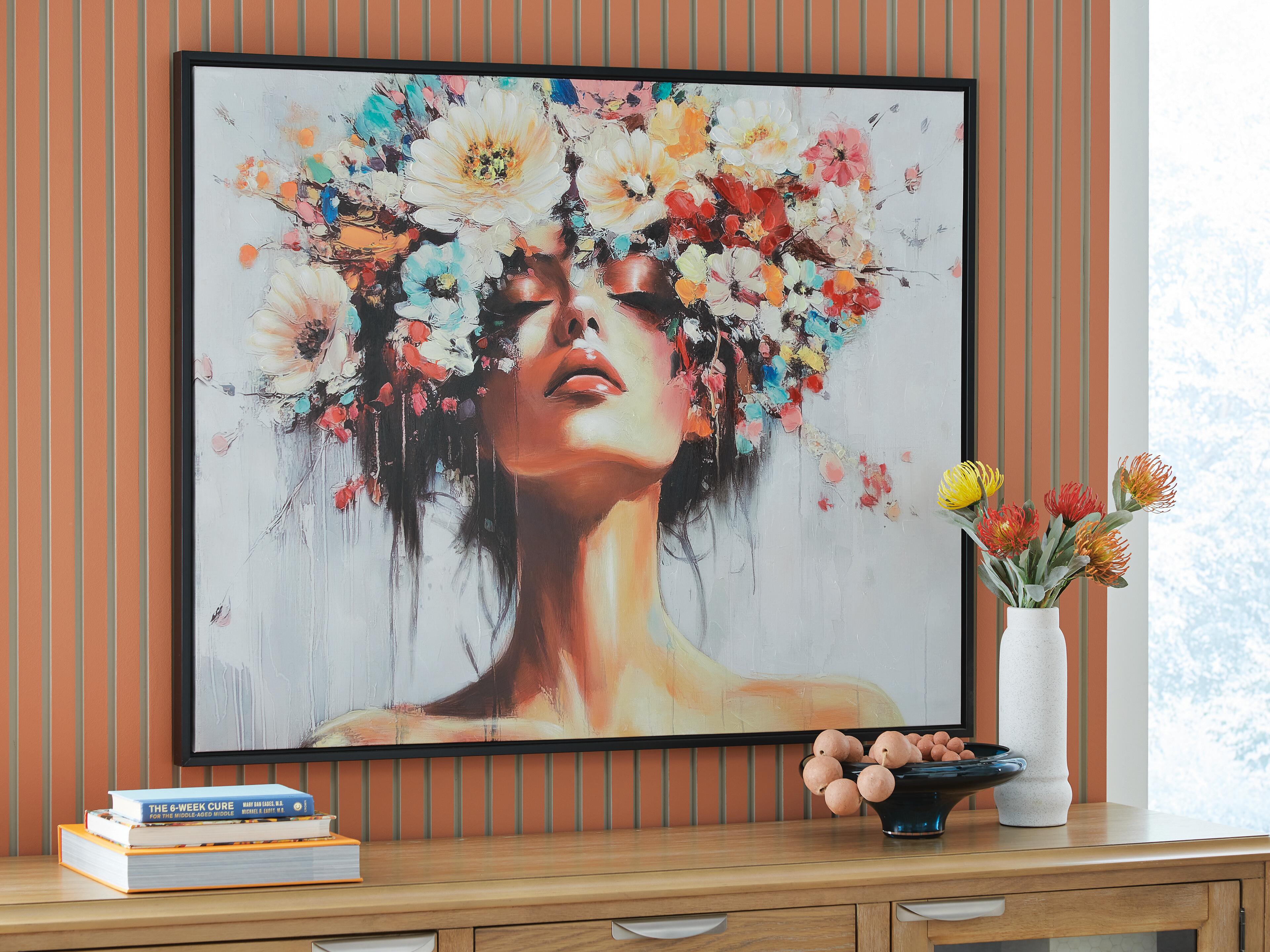 Dar Furniture - Ashley Furniture - Shadwick Wall Art - Wall Art / Multi - A8000472