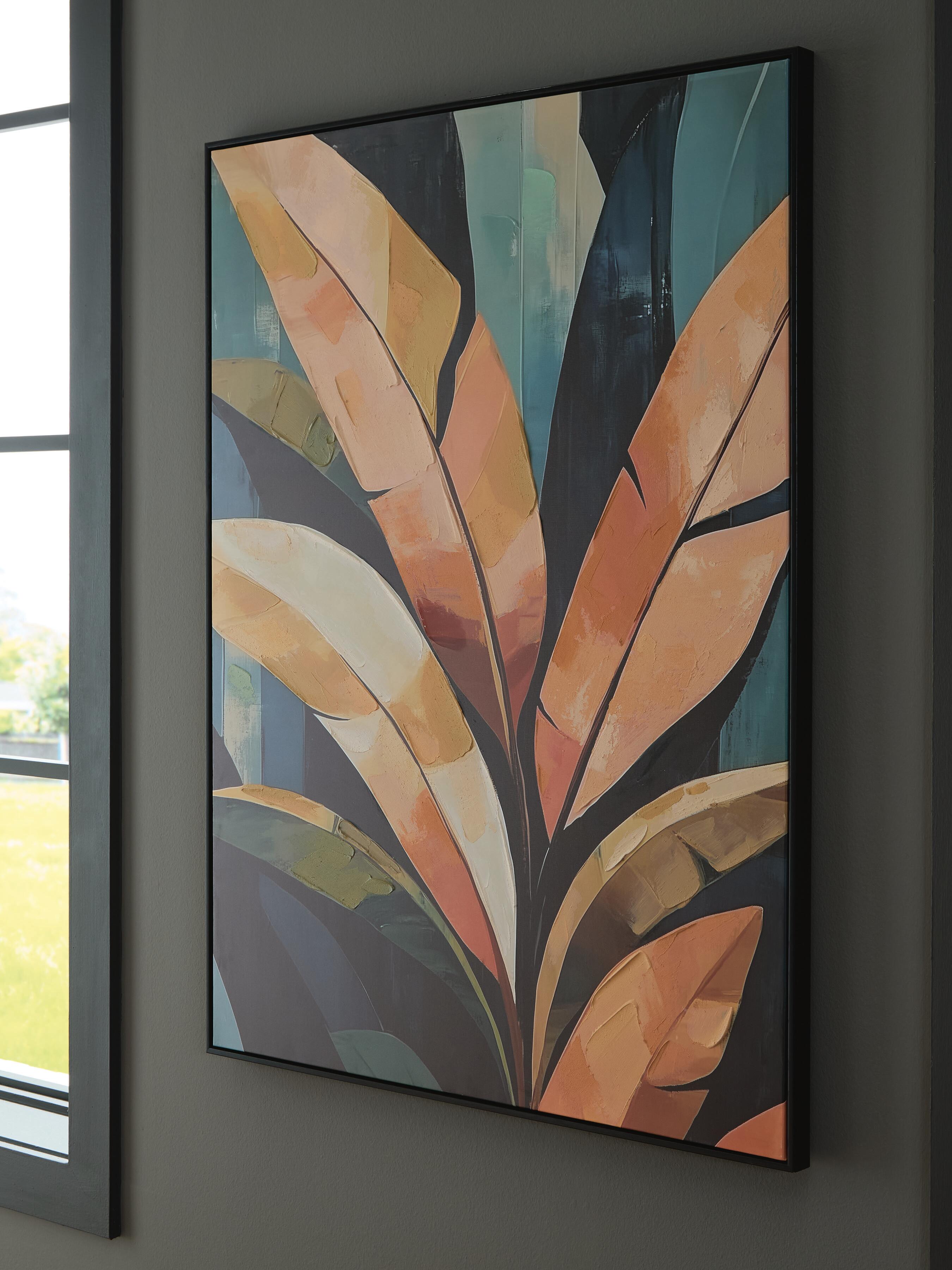 Dar Furniture - Ashley Furniture - Laurelie Wall Art - Wall Art / Multi - A8000477