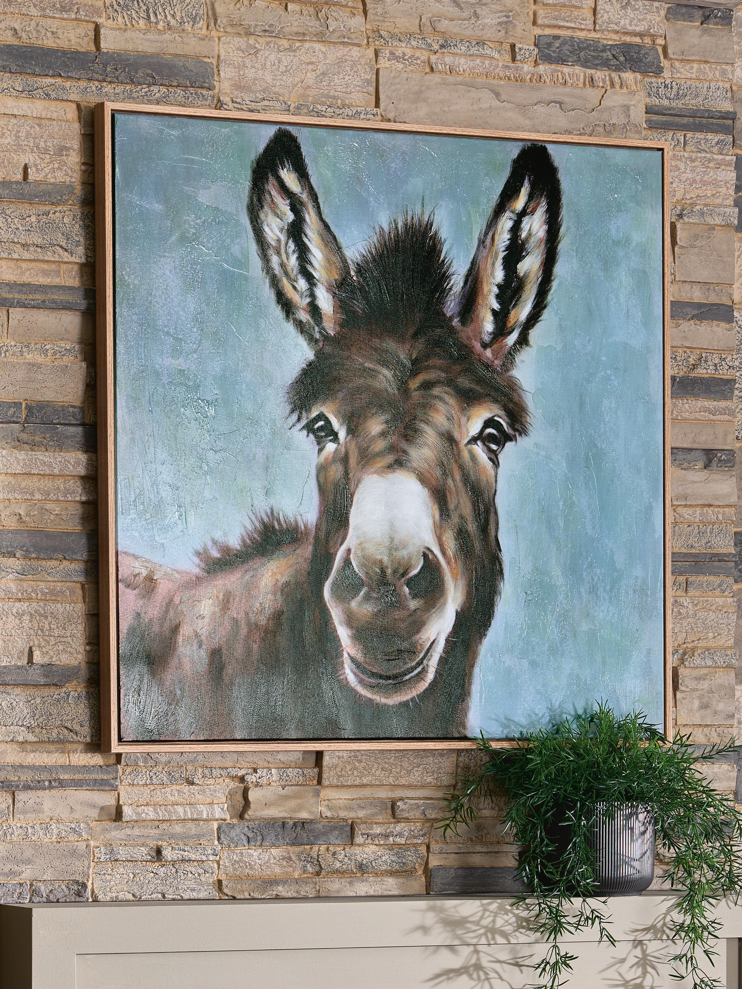 Dar Furniture - Ashley Furniture - Landerton Wall Art - Wall Art / Brown/Blue/White - A8000488