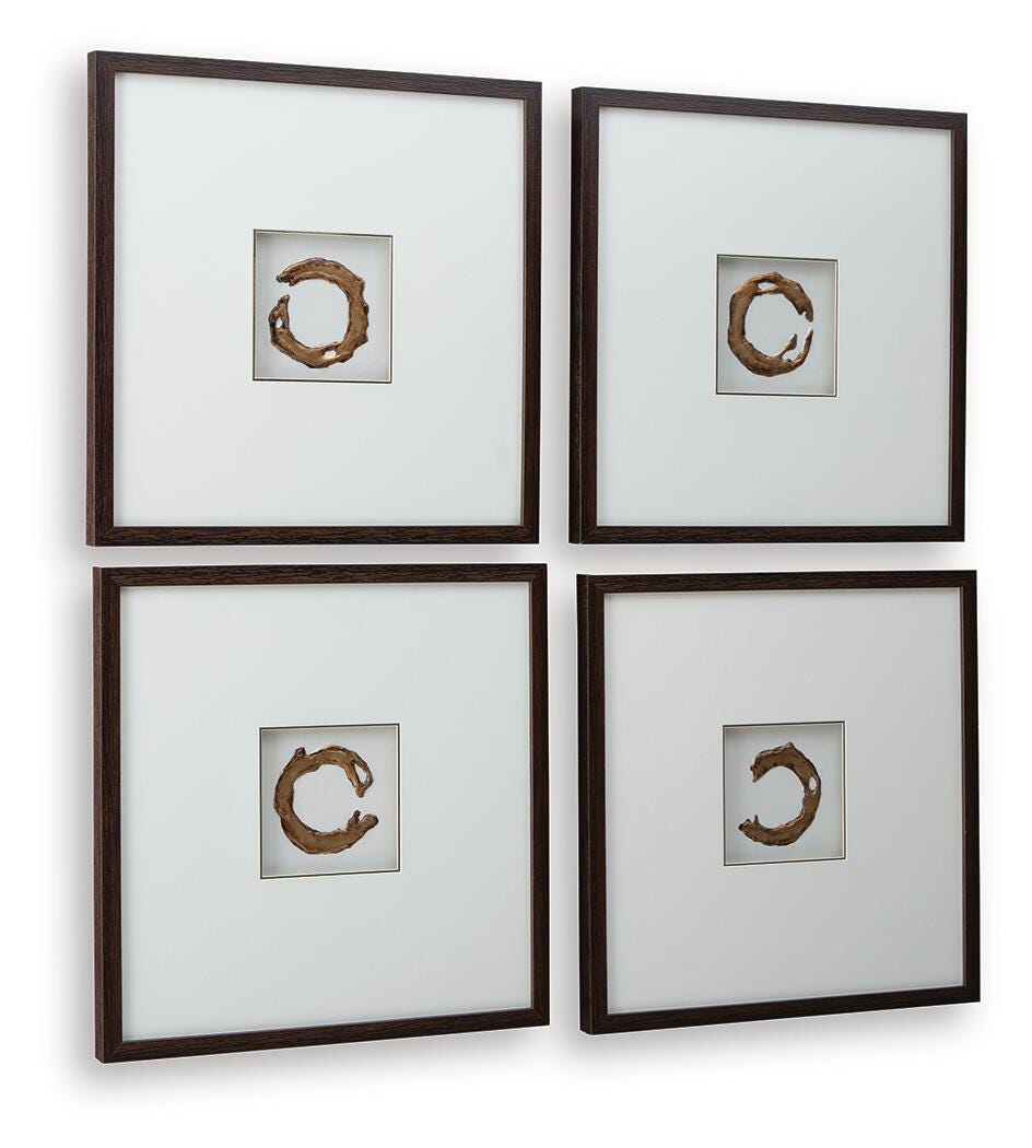 Dallbourne Wall Art (Set of 4)