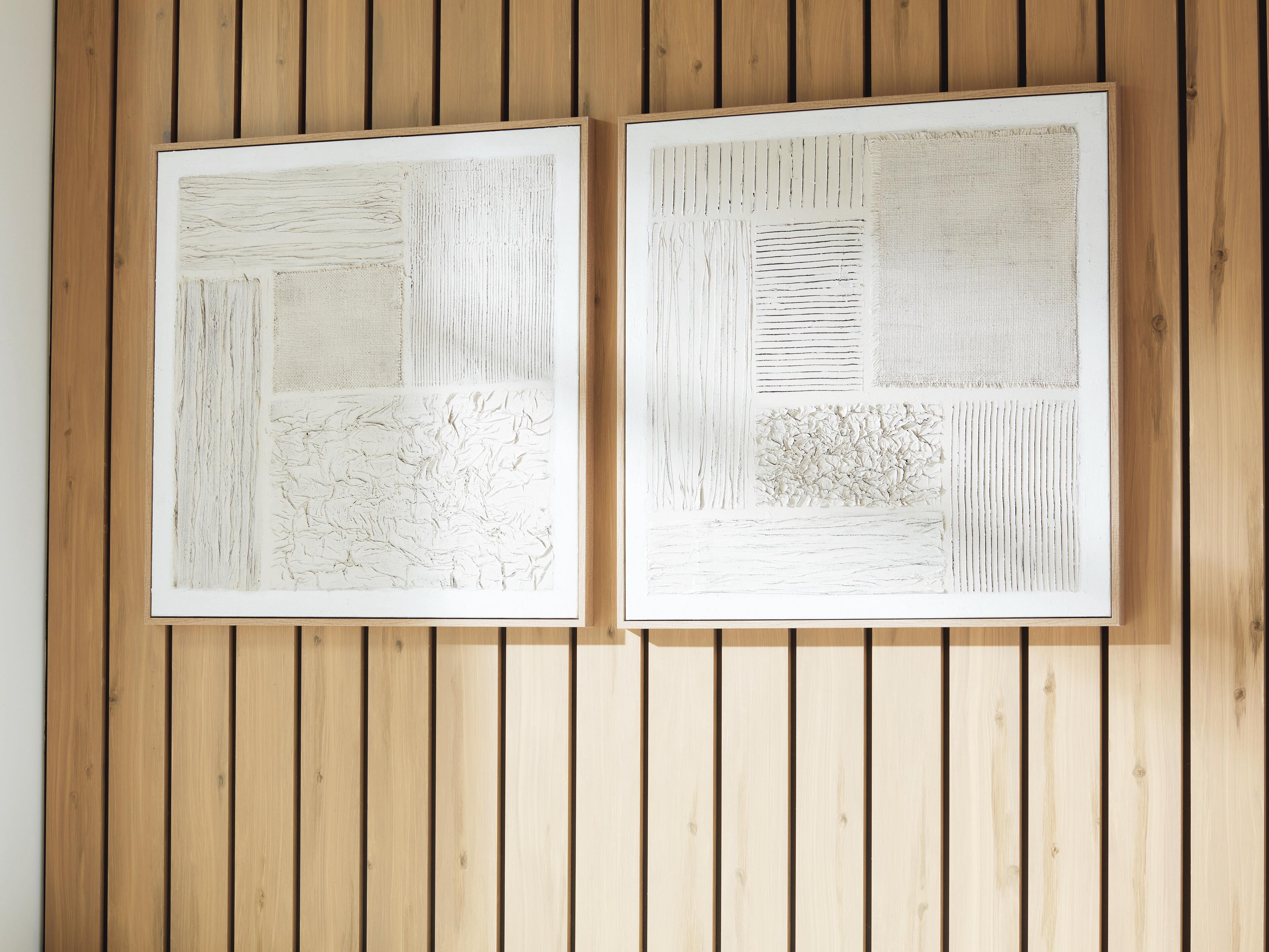 Dar Furniture - Ashley Furniture - Andorfield Wall Art (Set of 2) - Wall Art Set (Set of 2) / Beige/Black/White - A8000517