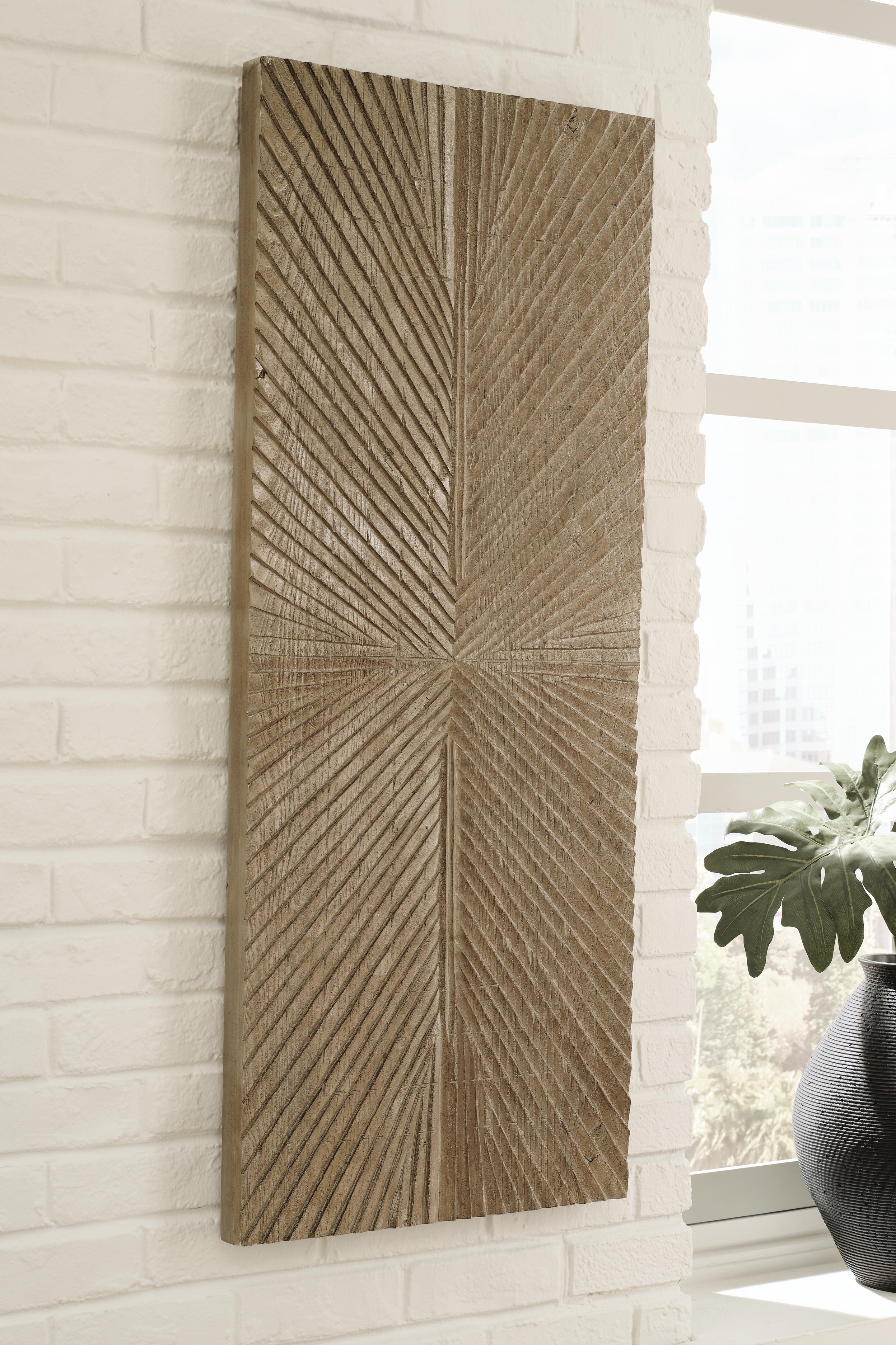Dar Furniture - Ashley Furniture - Lenora Wall Decor - Wall Decor / Distressed Brown - A8010280