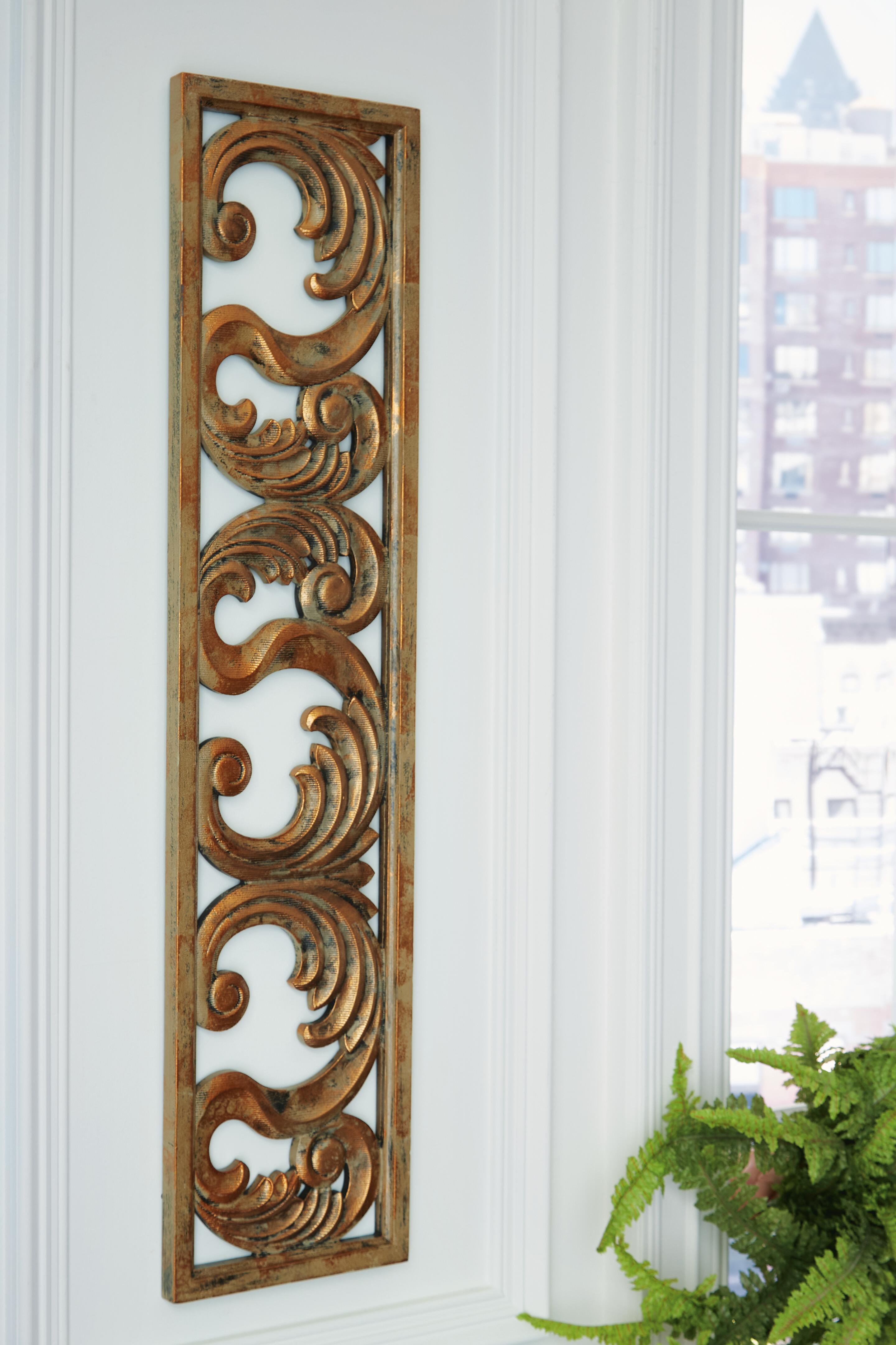 Dar Furniture - Ashley Furniture - Candelario Wall Decor - Wall Decor / Natural - A8010286