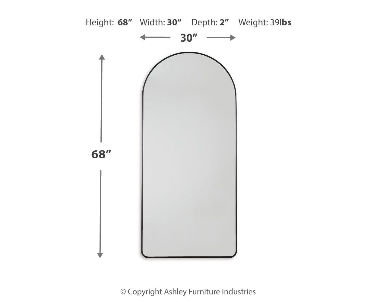Sethall Floor Mirror