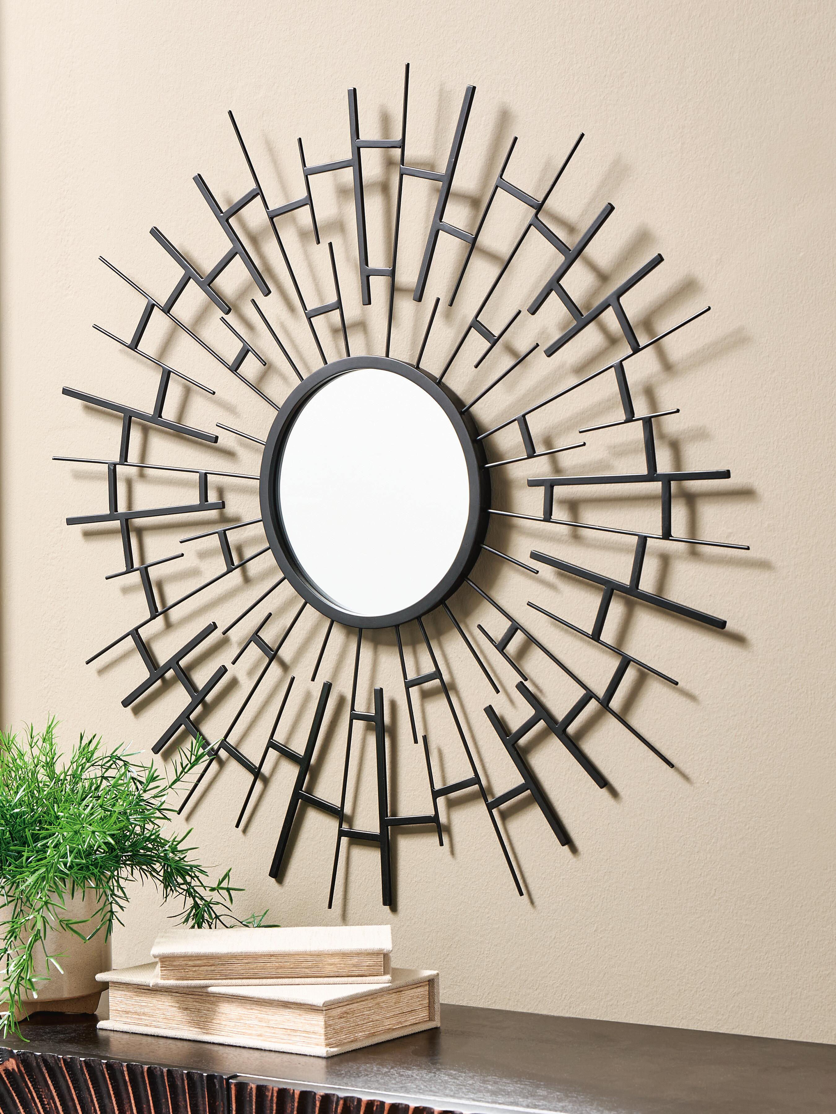 Dar Furniture - Ashley Furniture - Garrenworth Accent Mirror - Accent Mirror / Black - A8010391