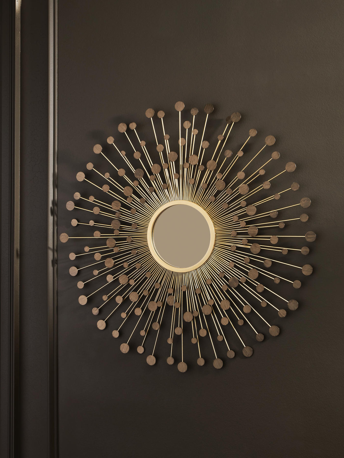 Dar Furniture - Ashley Furniture - Morwenna Accent Mirror - Accent Mirror / Bronze/Gold Finish - A8010392