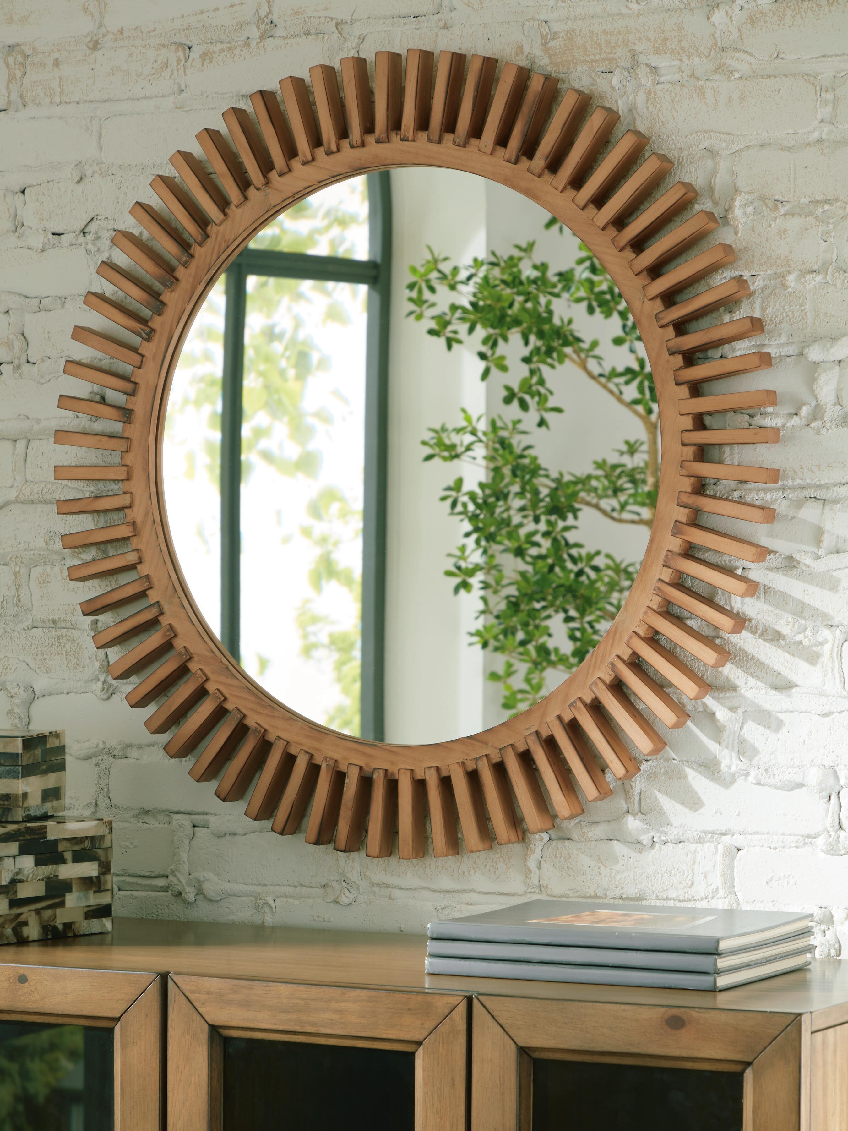 Dar Furniture - Ashley Furniture - Tedwell Accent Mirror - Accent Mirror / Brown - A8010410