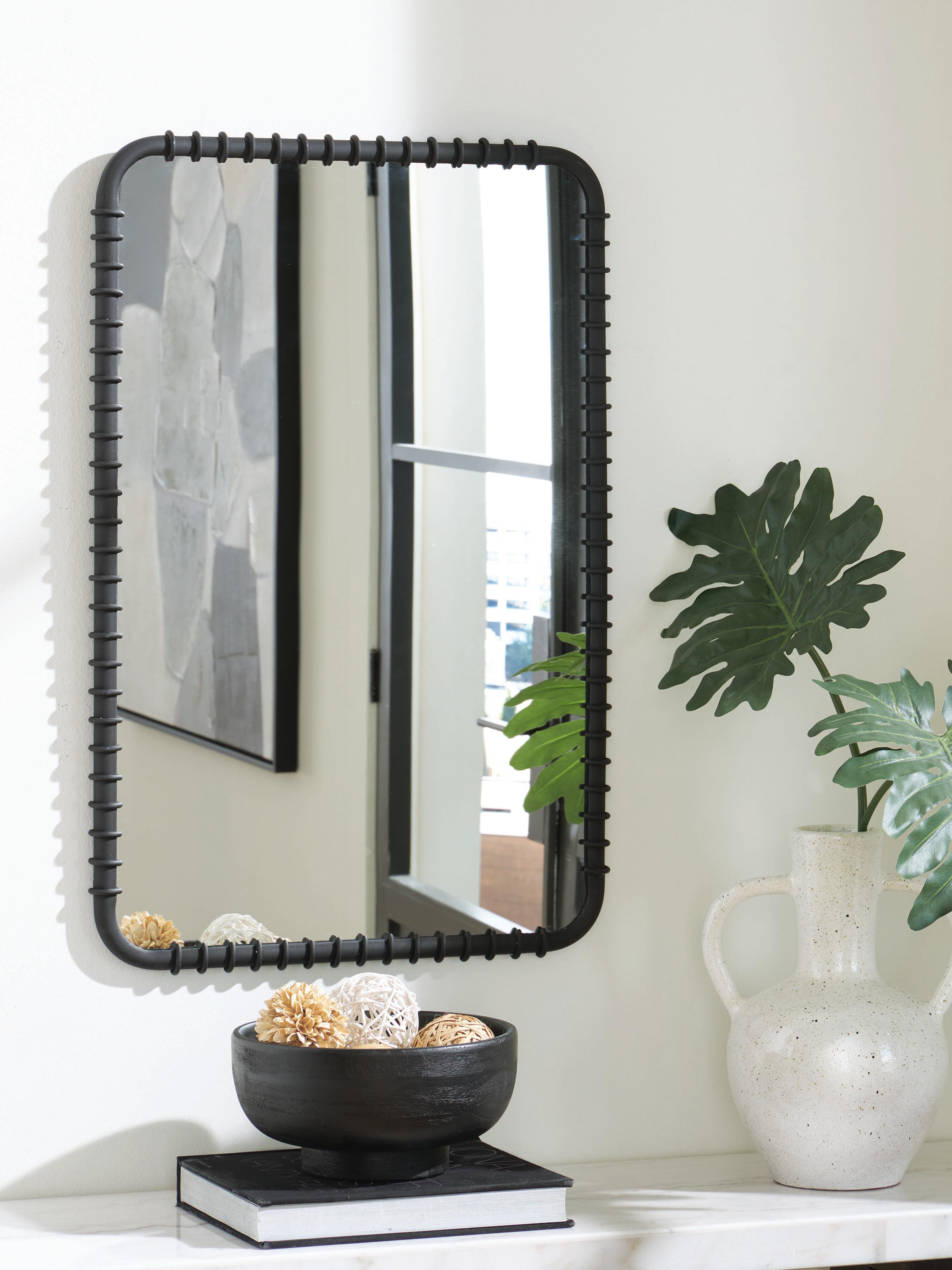 Dar Furniture - Ashley Furniture - Judlow Accent Mirror - Accent Mirror / Black - A8010419