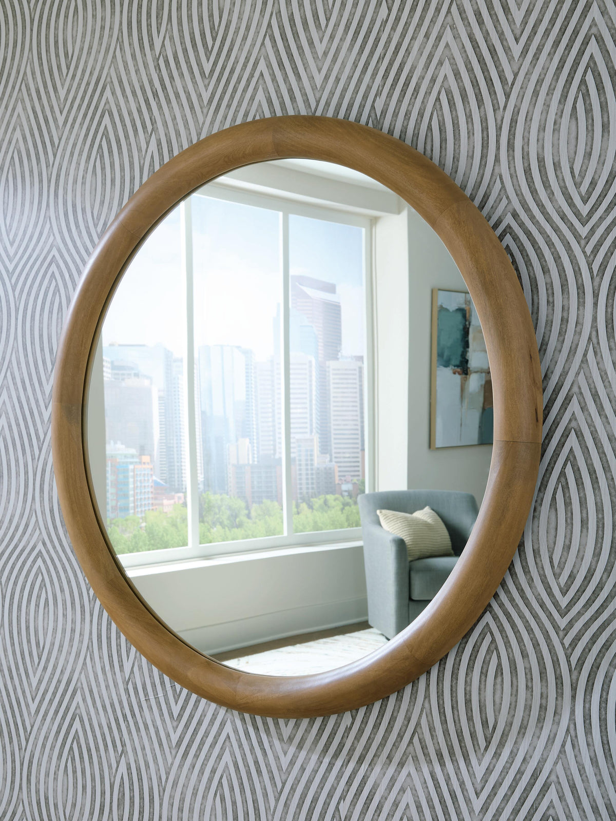 Dar Furniture - Ashley Furniture - Yadiel Accent Mirror - Accent Mirror / Brown - A8010426