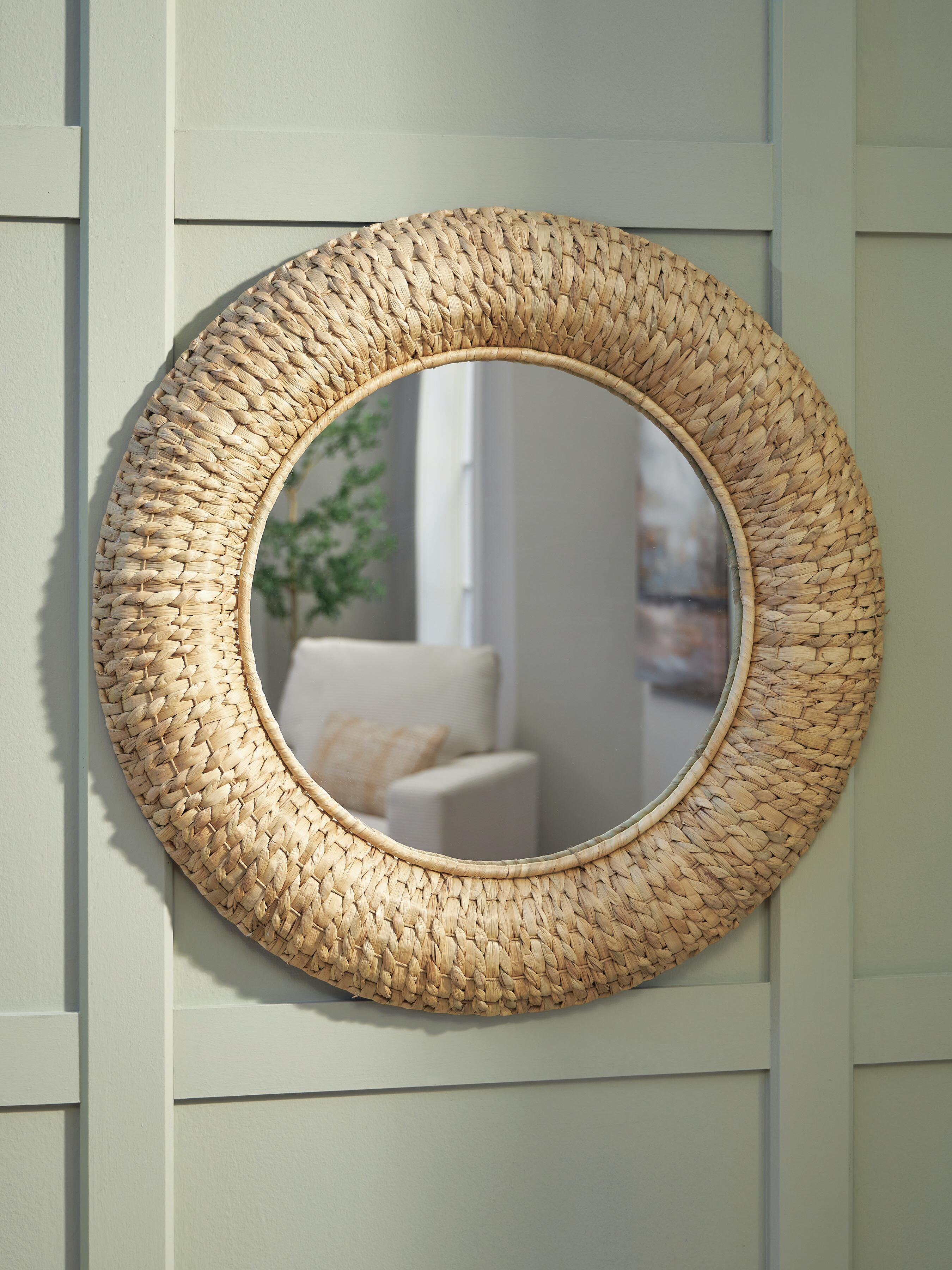 Dar Furniture - Ashley Furniture - Briggsburg Accent Mirror - Accent Mirror / Natural - A8010437