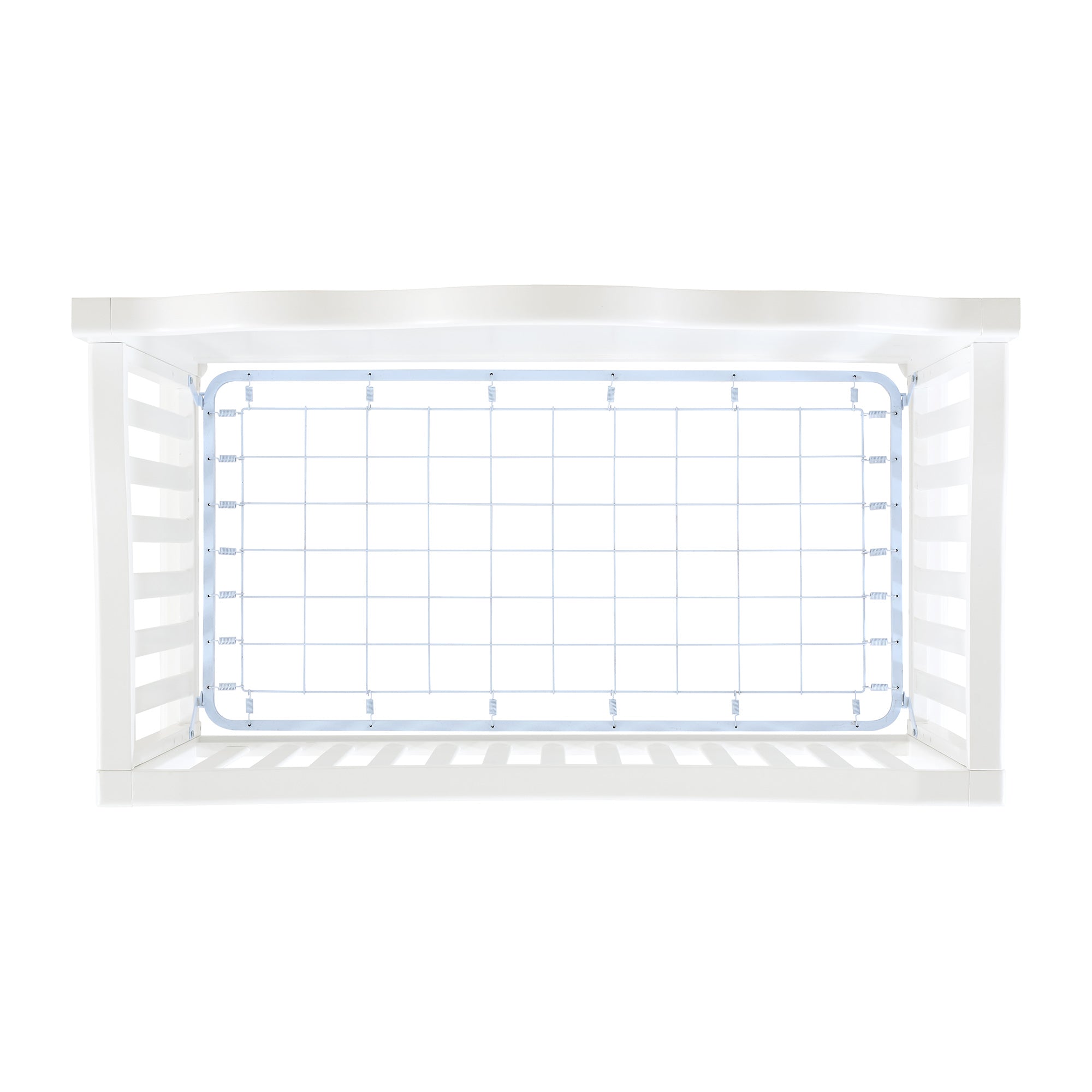 Alana Crib with Guardrails in White