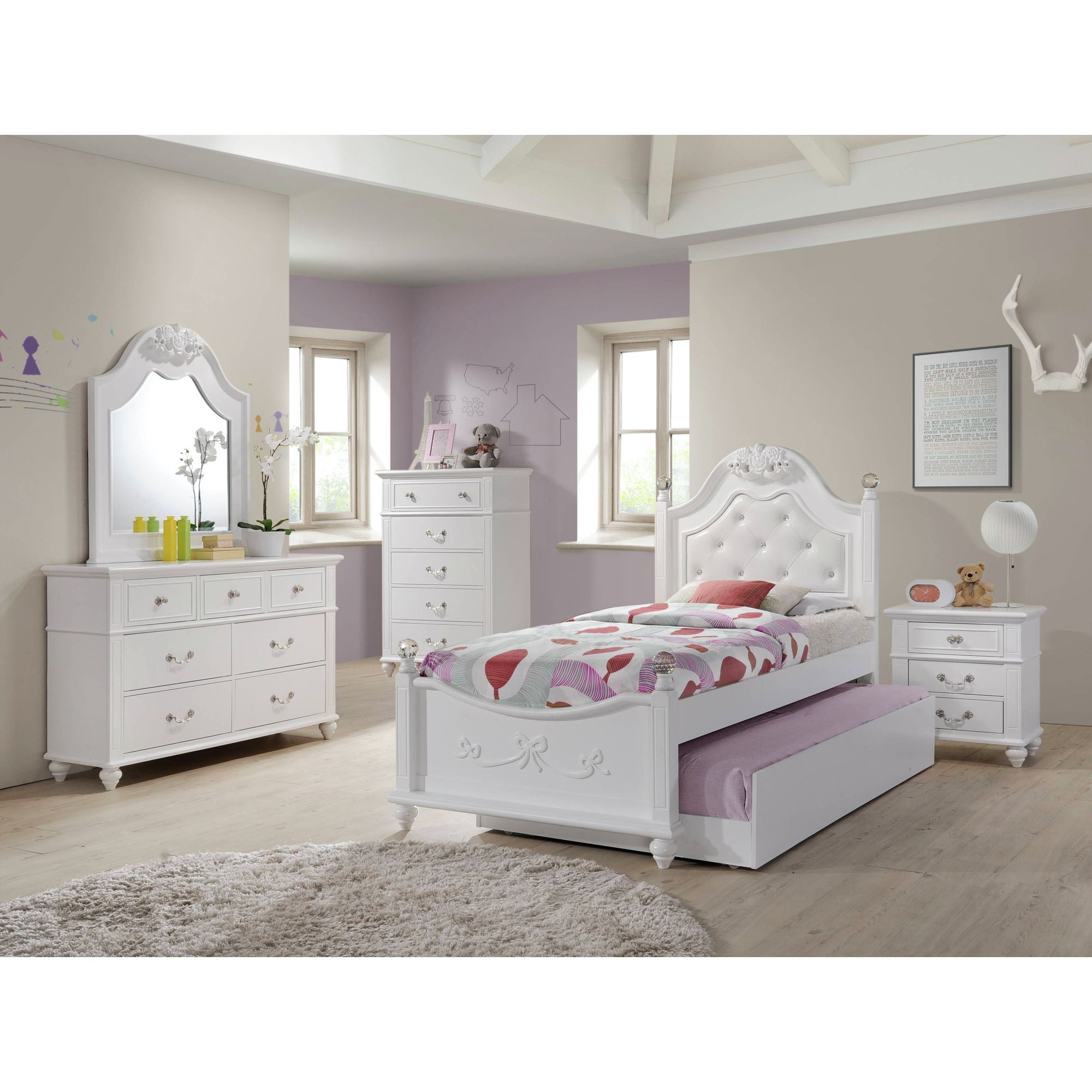 Alana Twin Platform Bed – SKU AN700TB | Elements