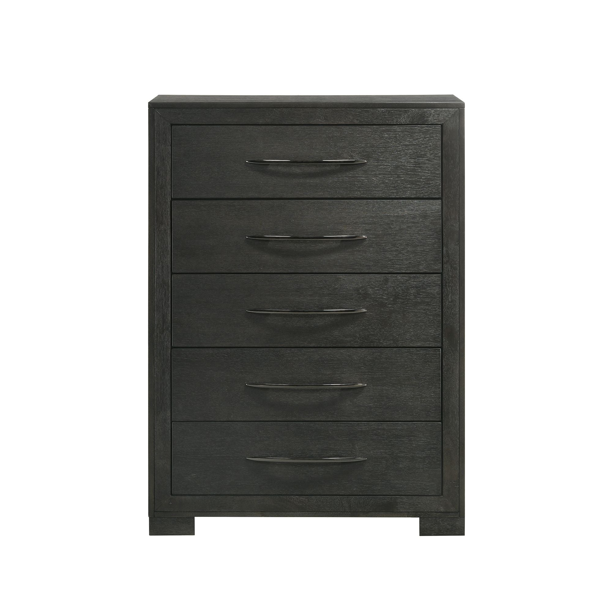 Allan 5-Drawer Chest in Black