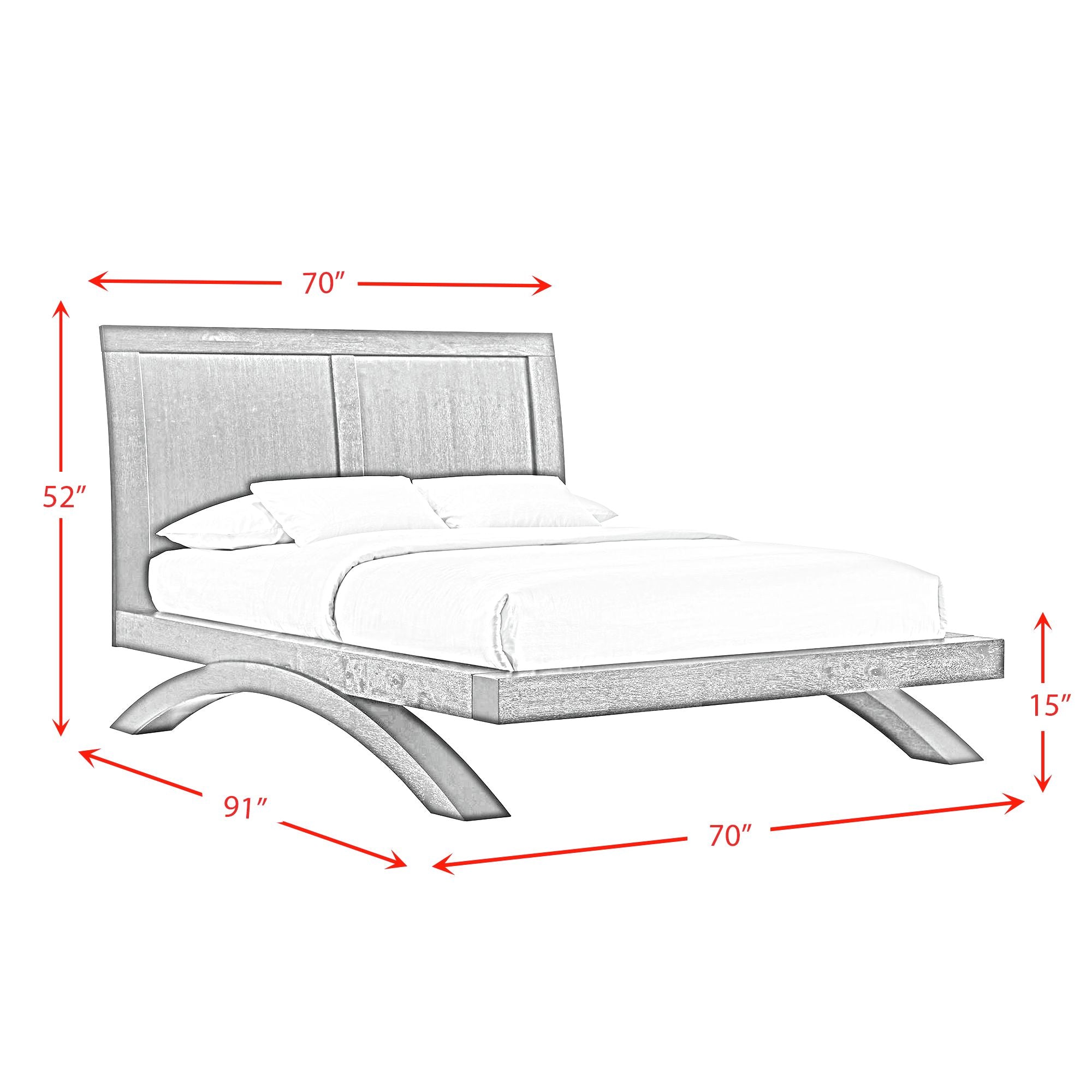 Allan Queen Bed in Black