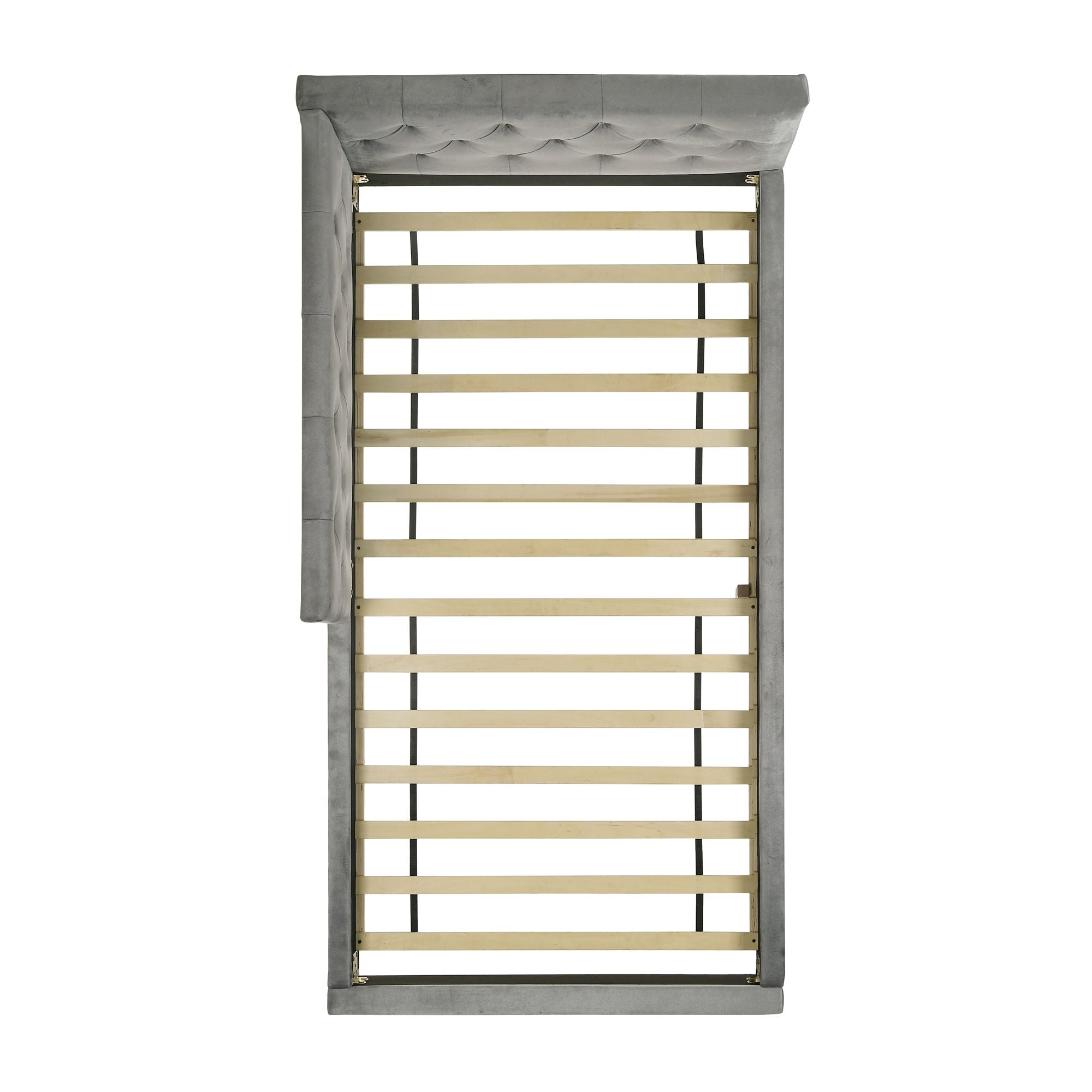 Amberley Twin UPH Corner Bed with LED and USB in Grey