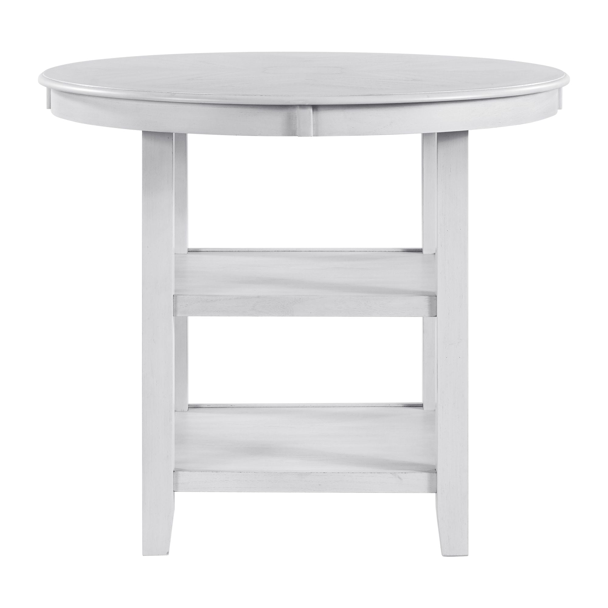 Amherst Counter Table w/Wood Leg White Finish