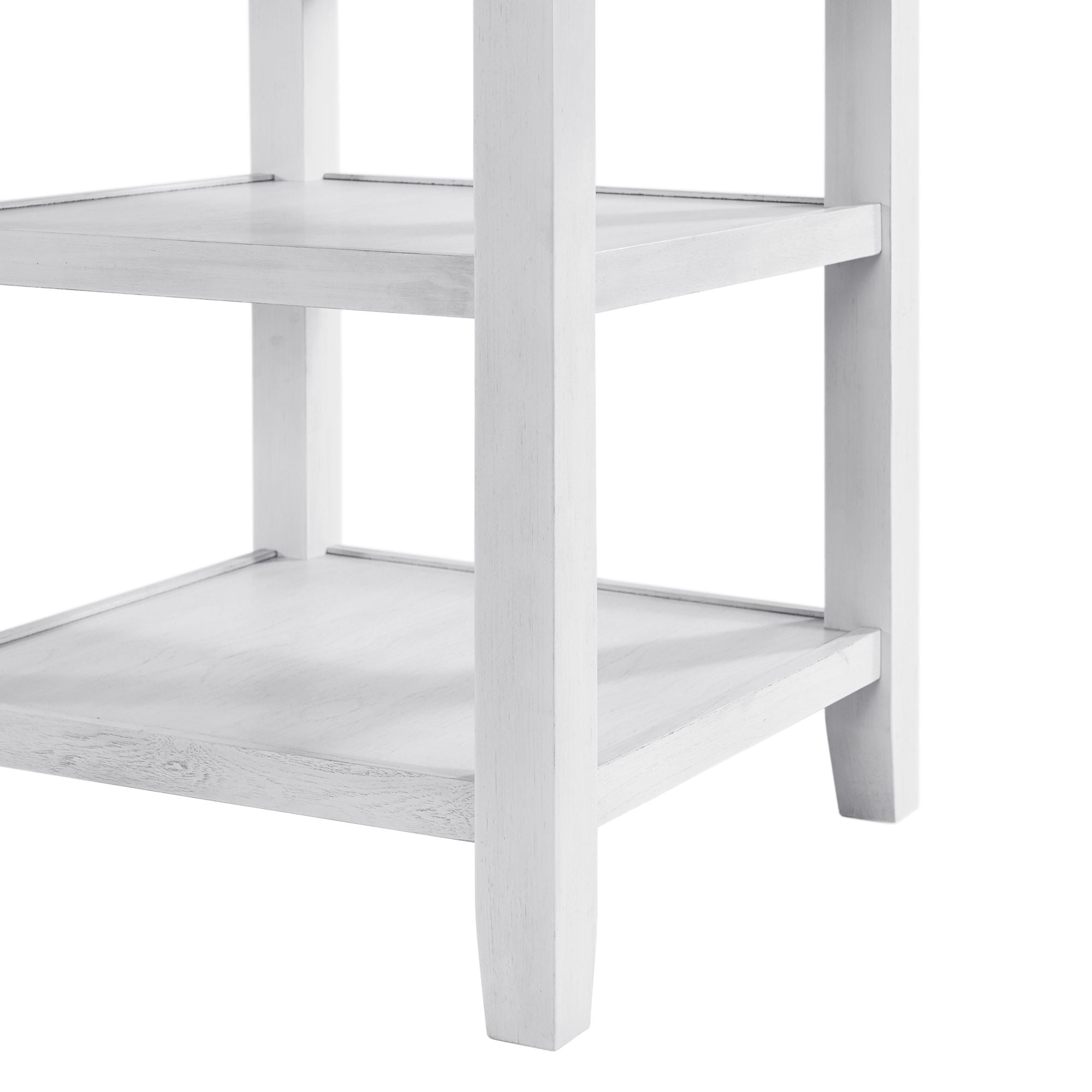 Amherst Counter Table w/Wood Leg White Finish