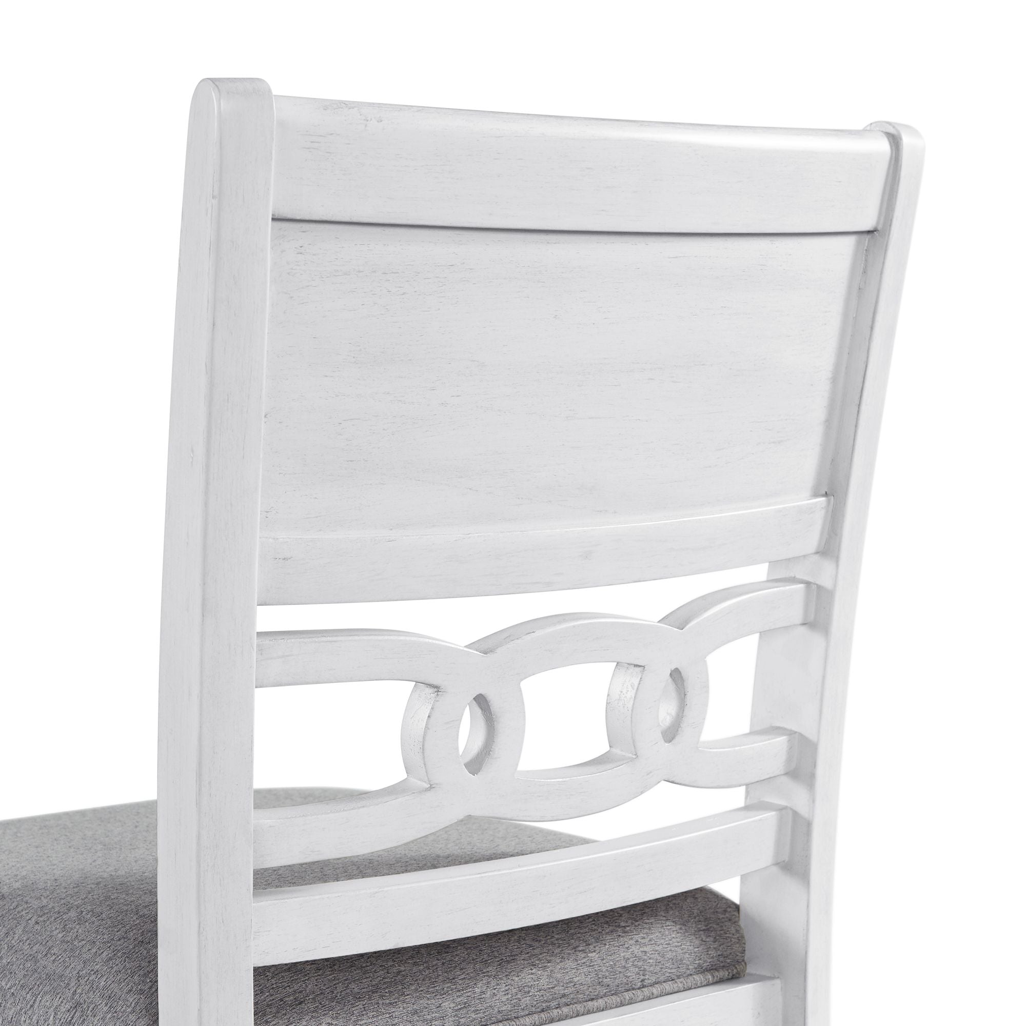 Amherst Counter Side Chair W/Fabric Cushion White Finish (2 Per Pack)