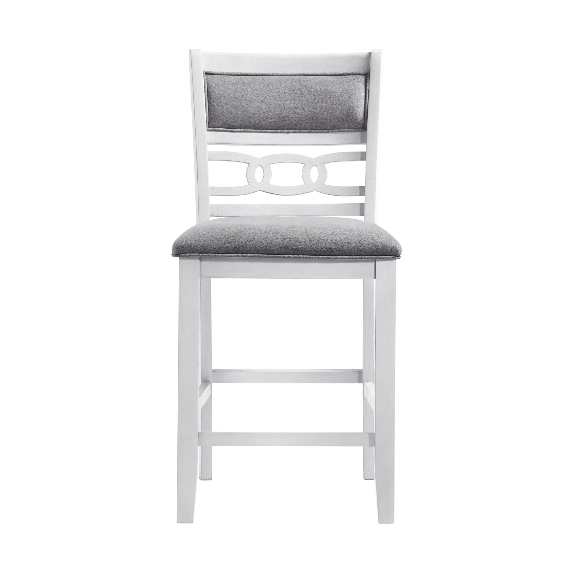 Amherst Counter Side Chair W/Fabric Cushion White Finish (2 Per Pack)