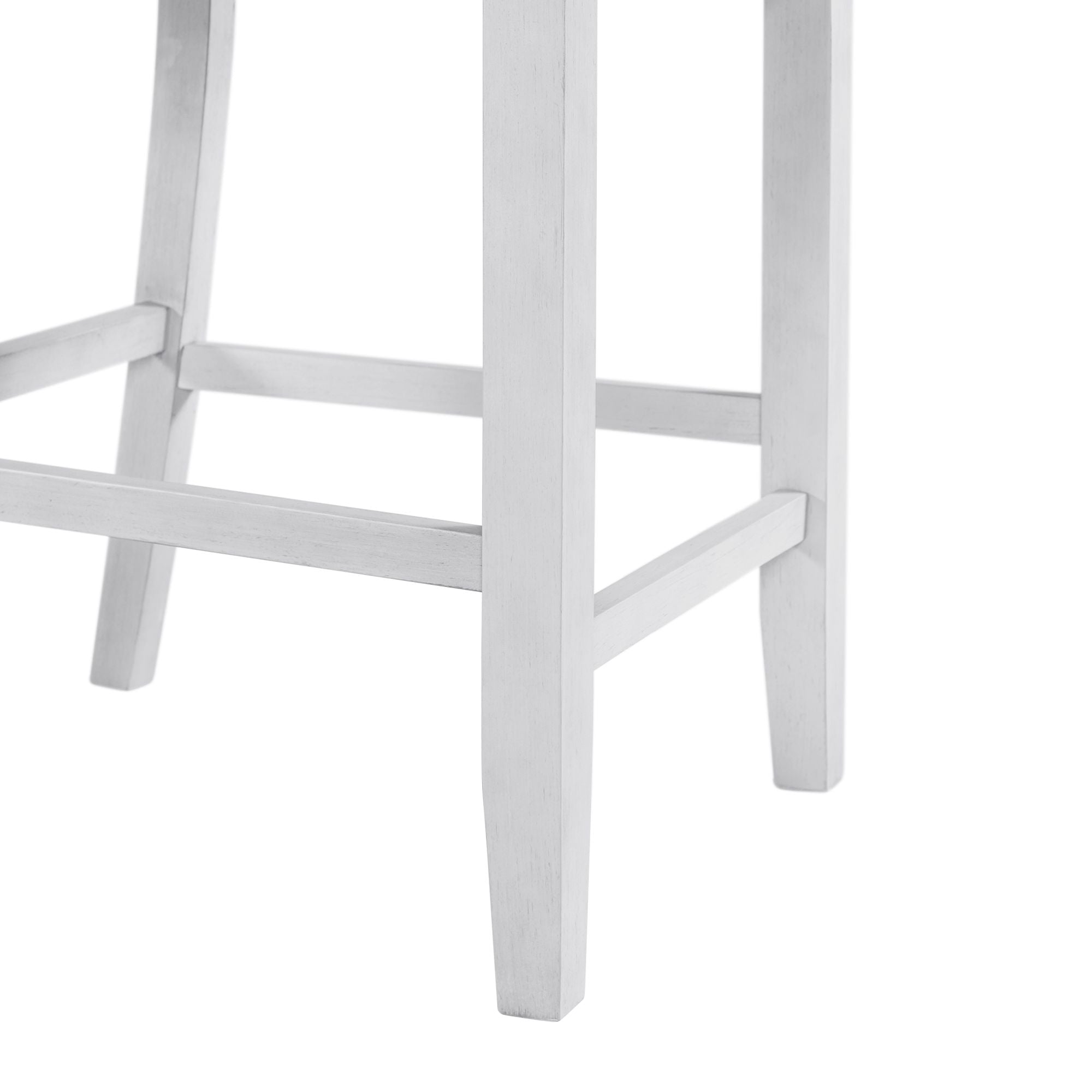 Amherst Counter Side Chair W/Fabric Cushion White Finish (2 Per Pack)