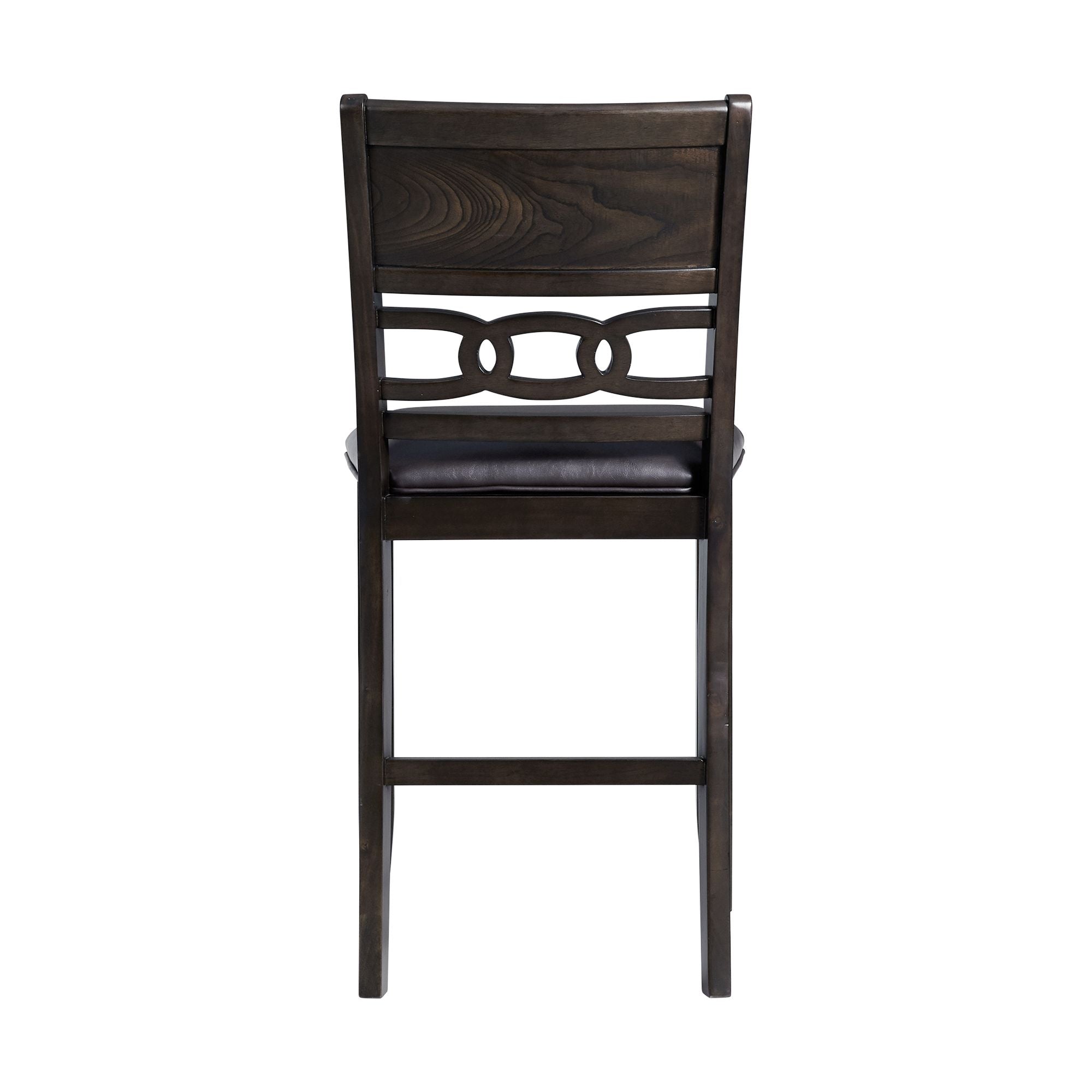 Amherst Counter Side Chair W/PU Cushion Dark Finish (2 Per Pack)