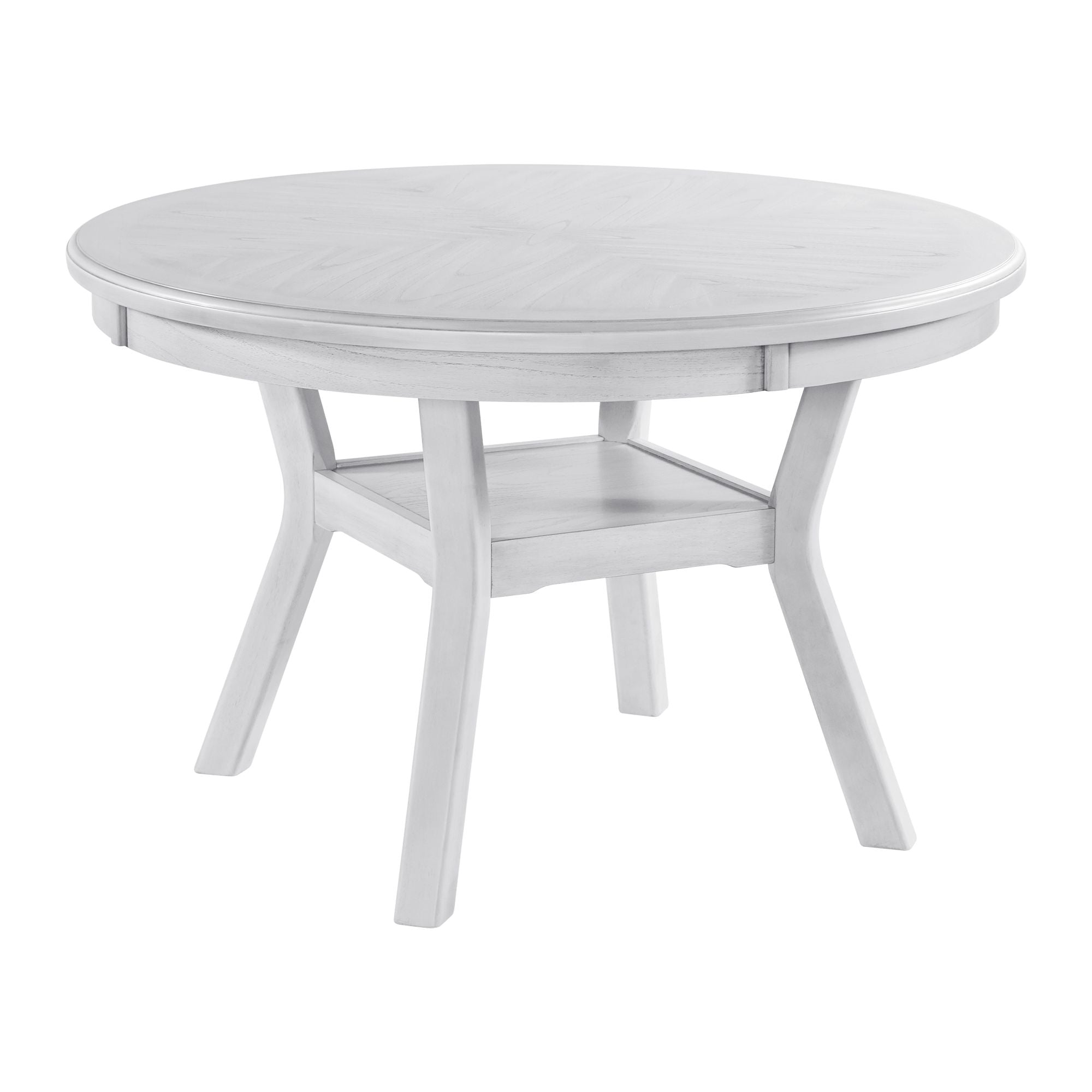 Amherst Dining Table w/Wood Leg White Finish