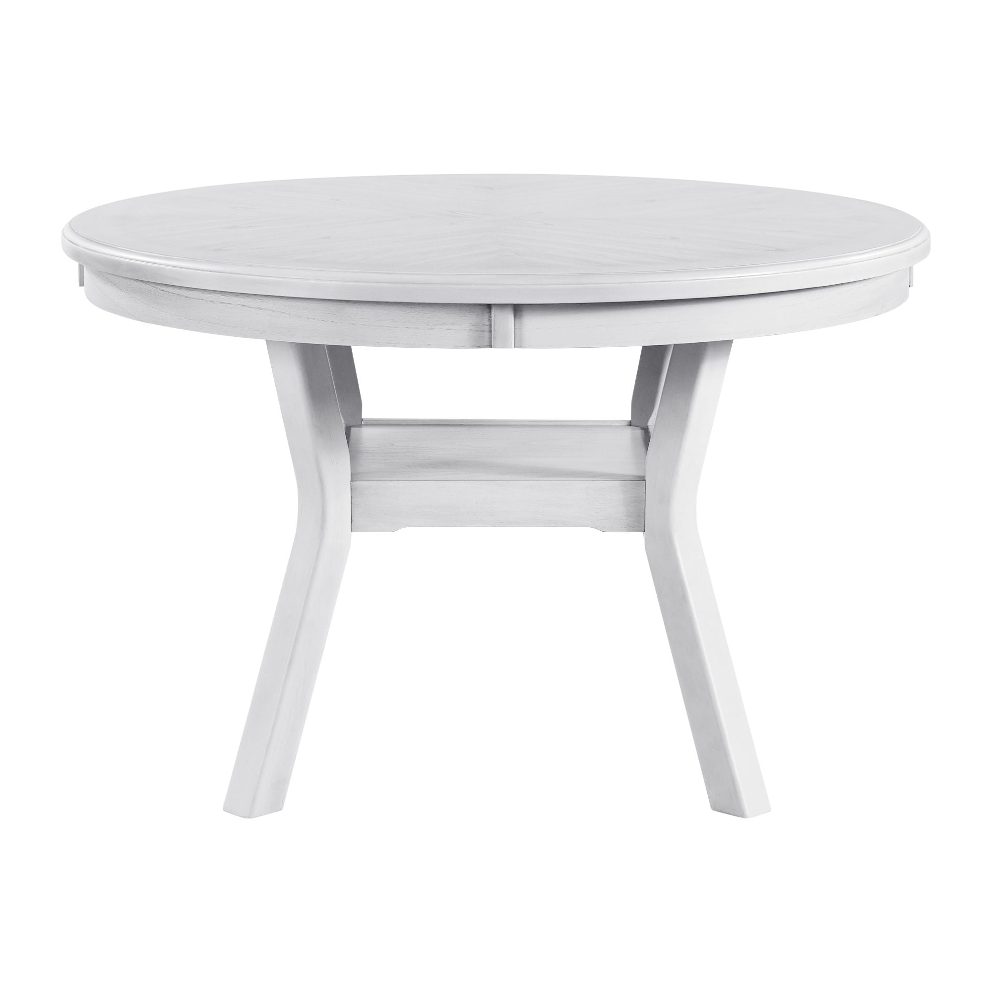 Amherst Dining Table w/Wood Leg White Finish