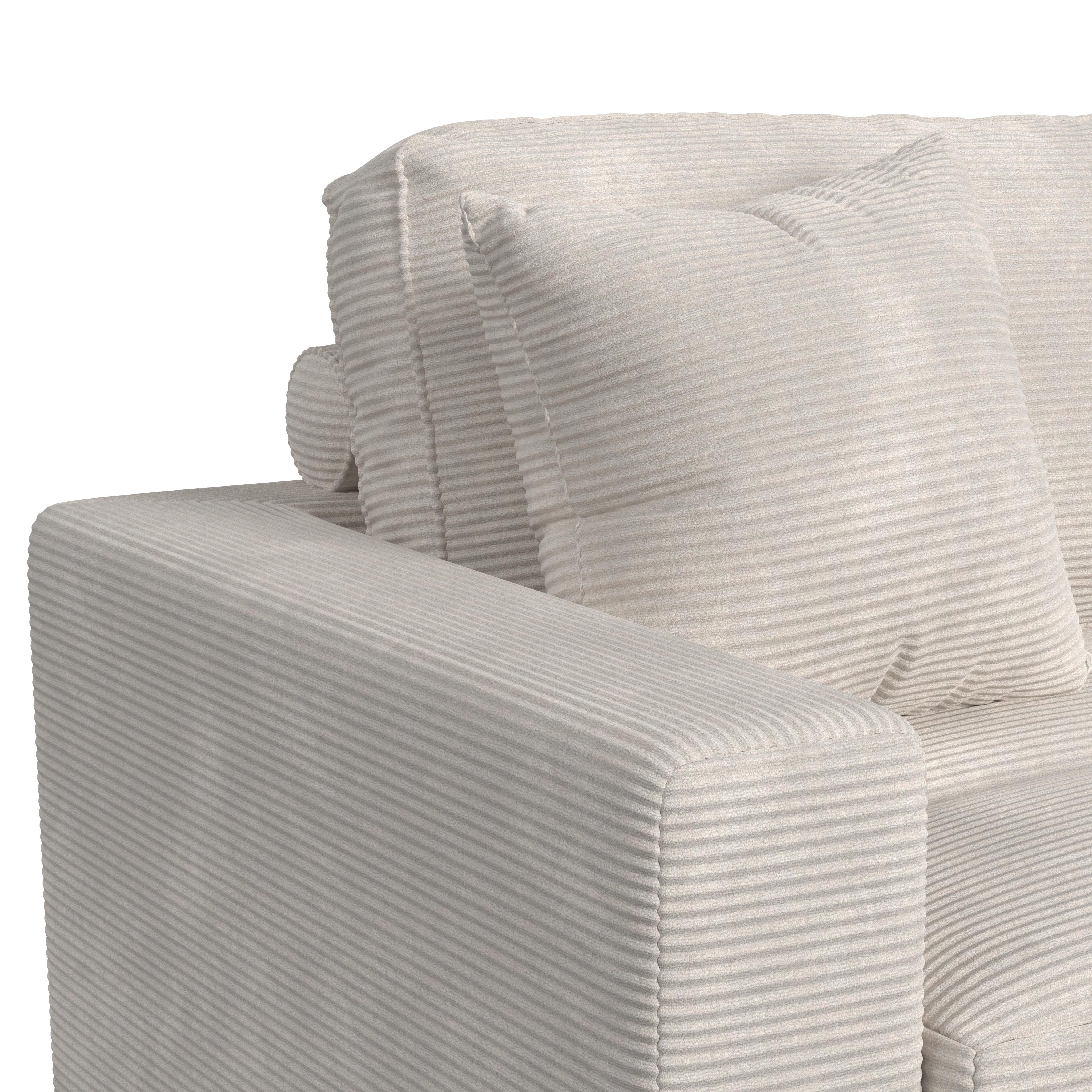 Arizona Modular LHF Armchair with 1 pillow 20" in Steno Beige