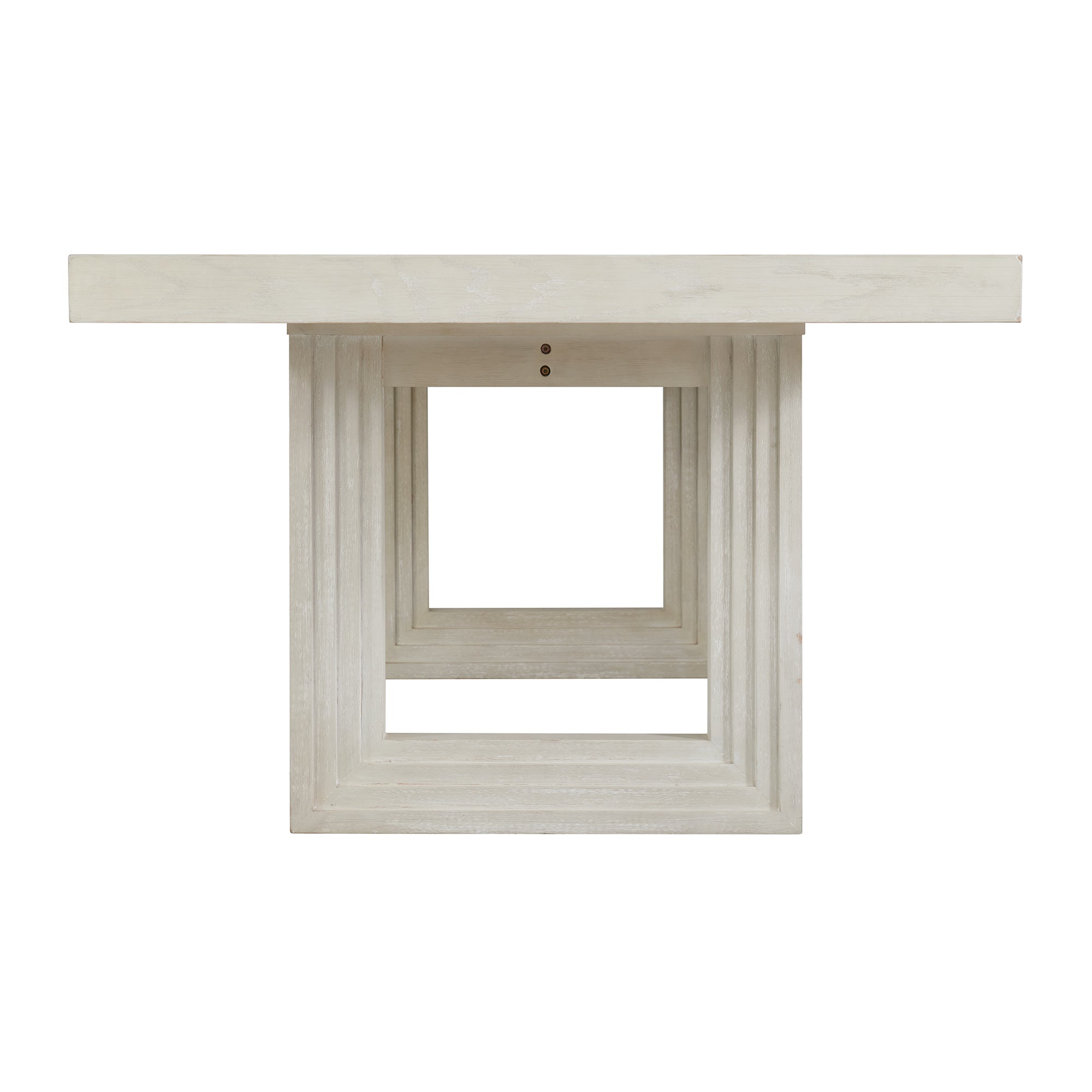 Avalanche Rectangular Dining Table with 18" Leaf in Antique White