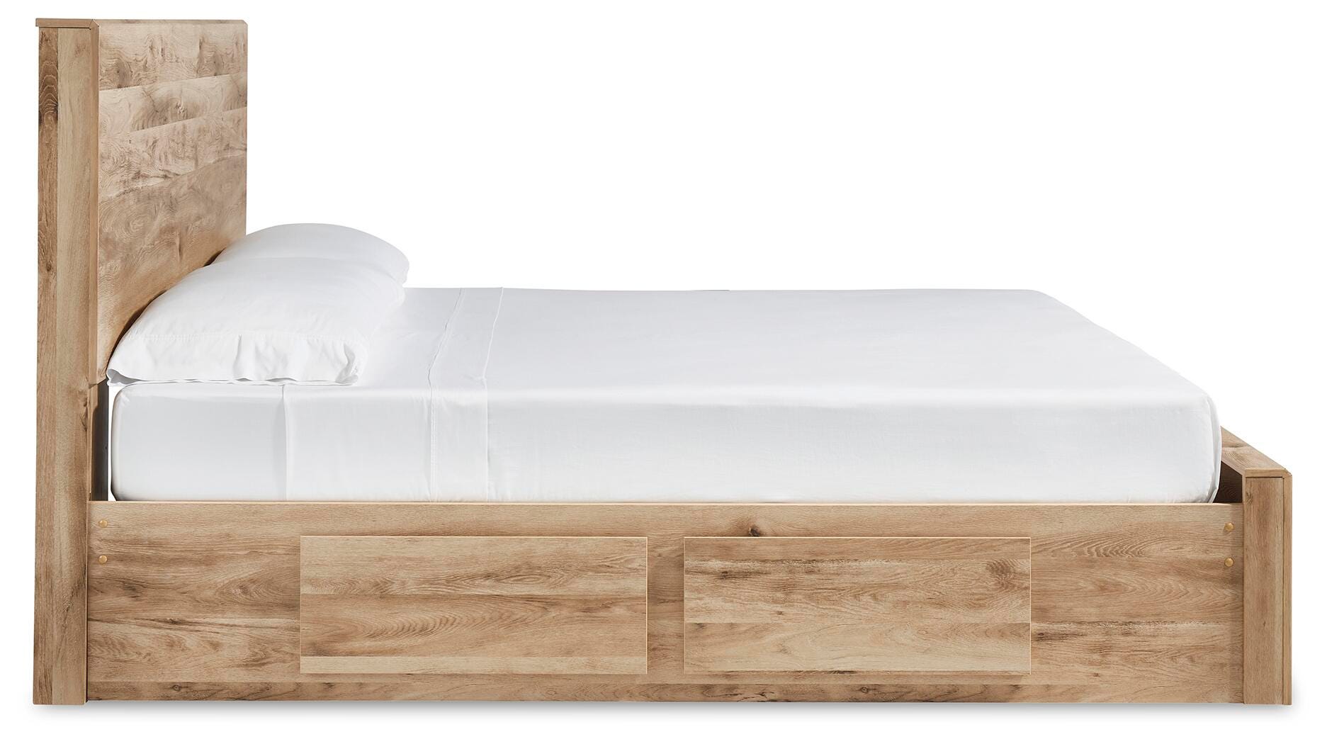 Hyanna King Panel Storage Bed with 2 Under Bed Storage Drawers