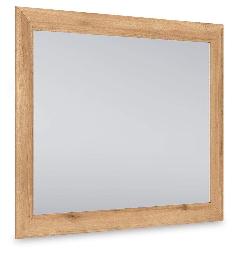 Dar Furniture - Ashley Furniture - Aleaport Bedroom Mirror - Bedroom Mirror / Warm Brown - PCB1075-36