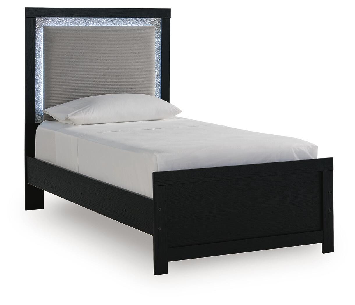 Maeling Twin Upholstered Panel Bed