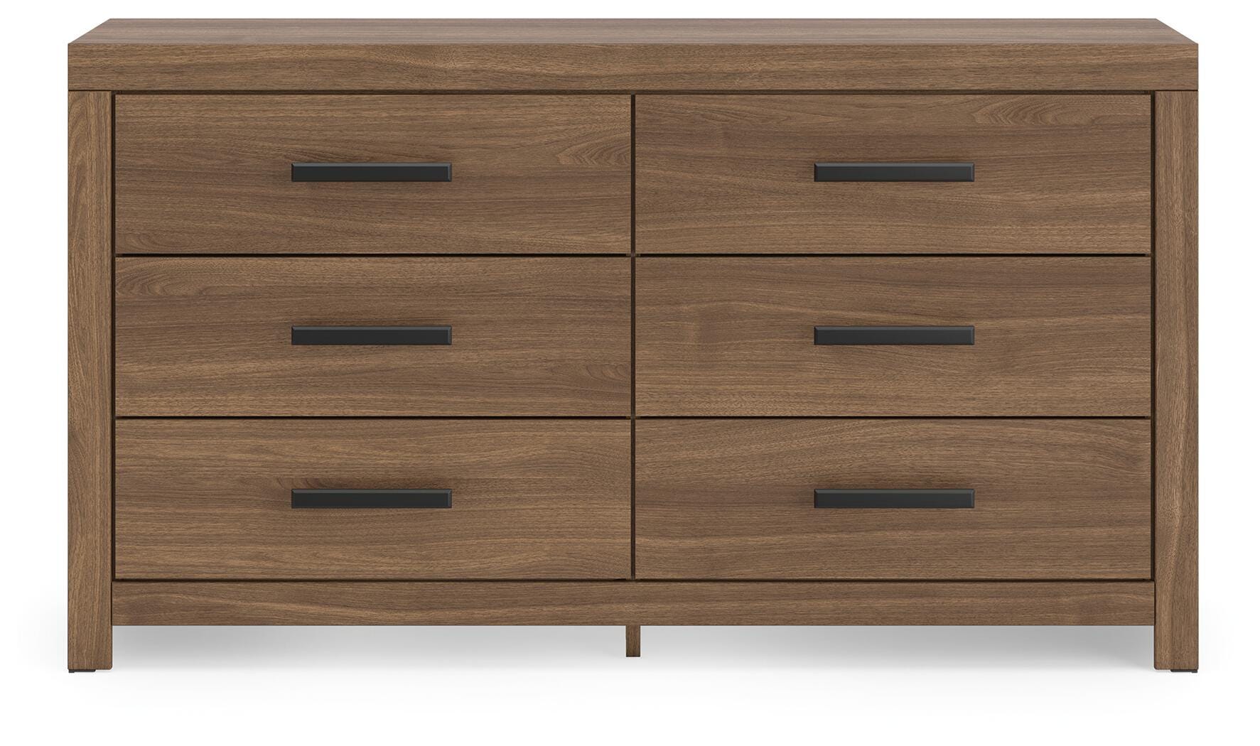 Dar Furniture - Ashley Furniture - Broachmyn Dresser - Six Drawer Dresser / Auburn - PCB1116-31