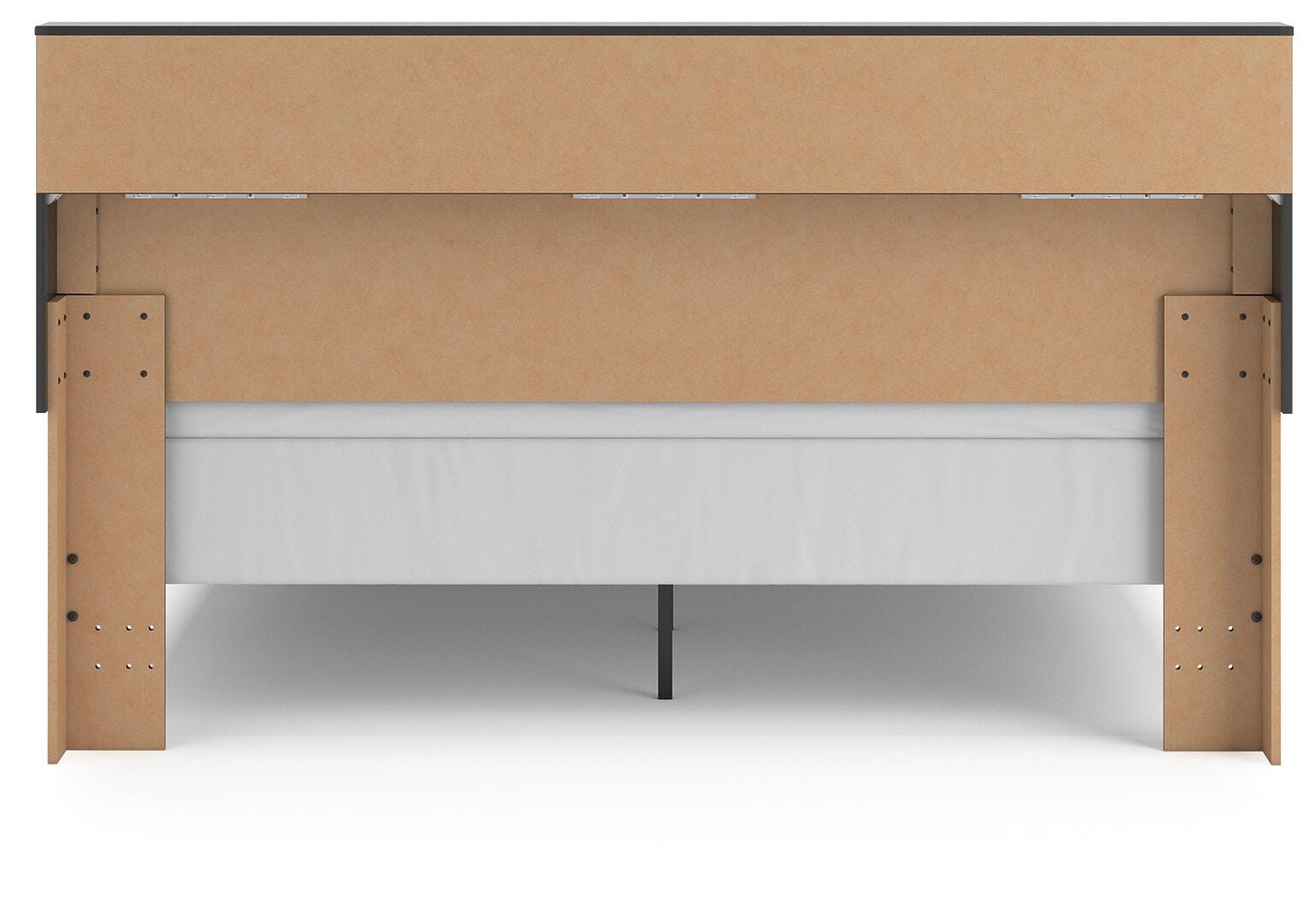 Broachmyn King Bookcase Panel Bed
