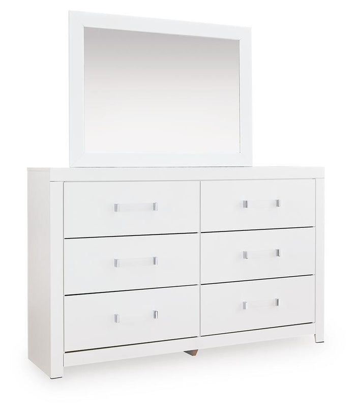 Maeling Dresser and Mirror