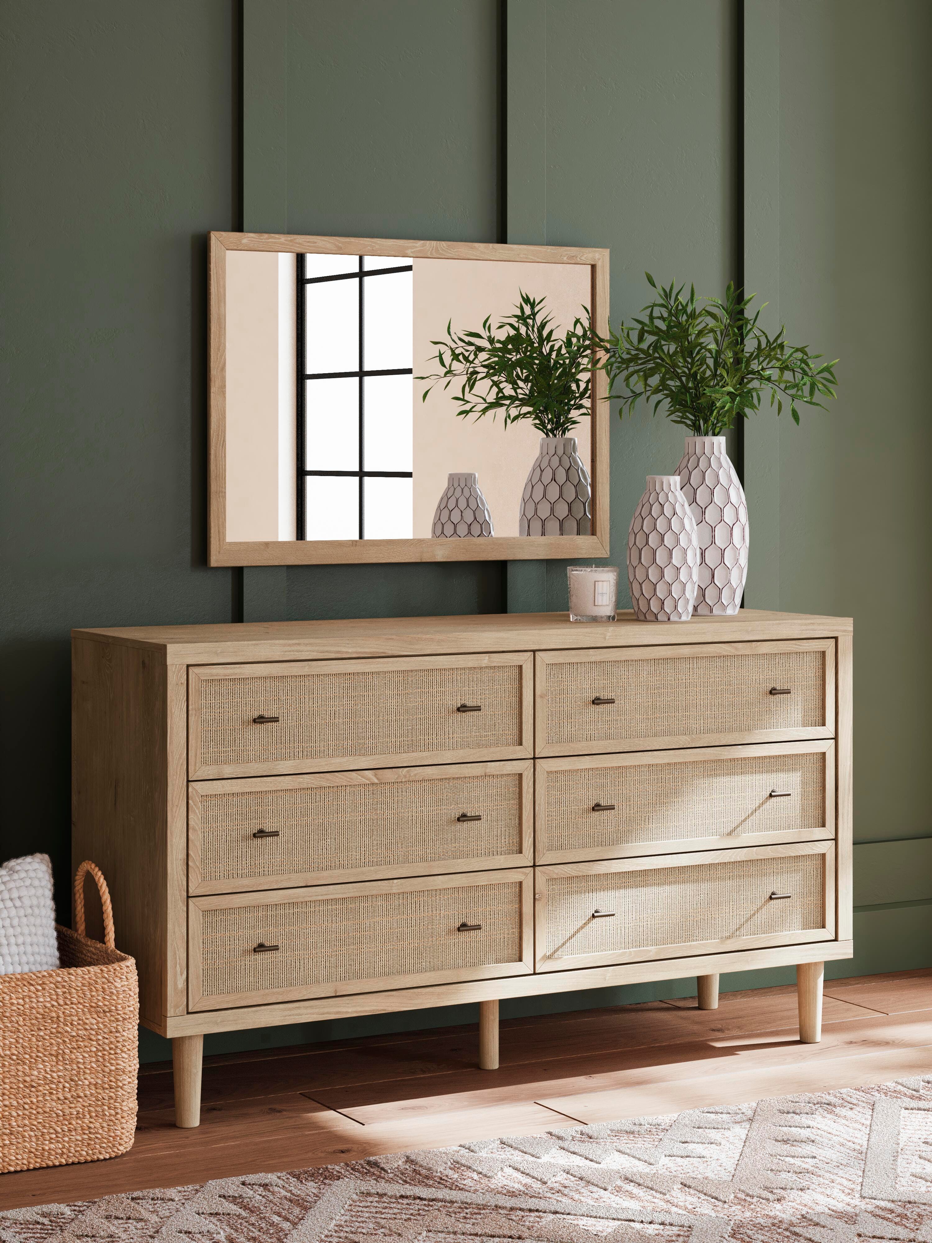 Dar Furniture - Ashley Furniture - Cielden Dresser and Mirror - Dresser and Mirror / Two-tone - B1199B1