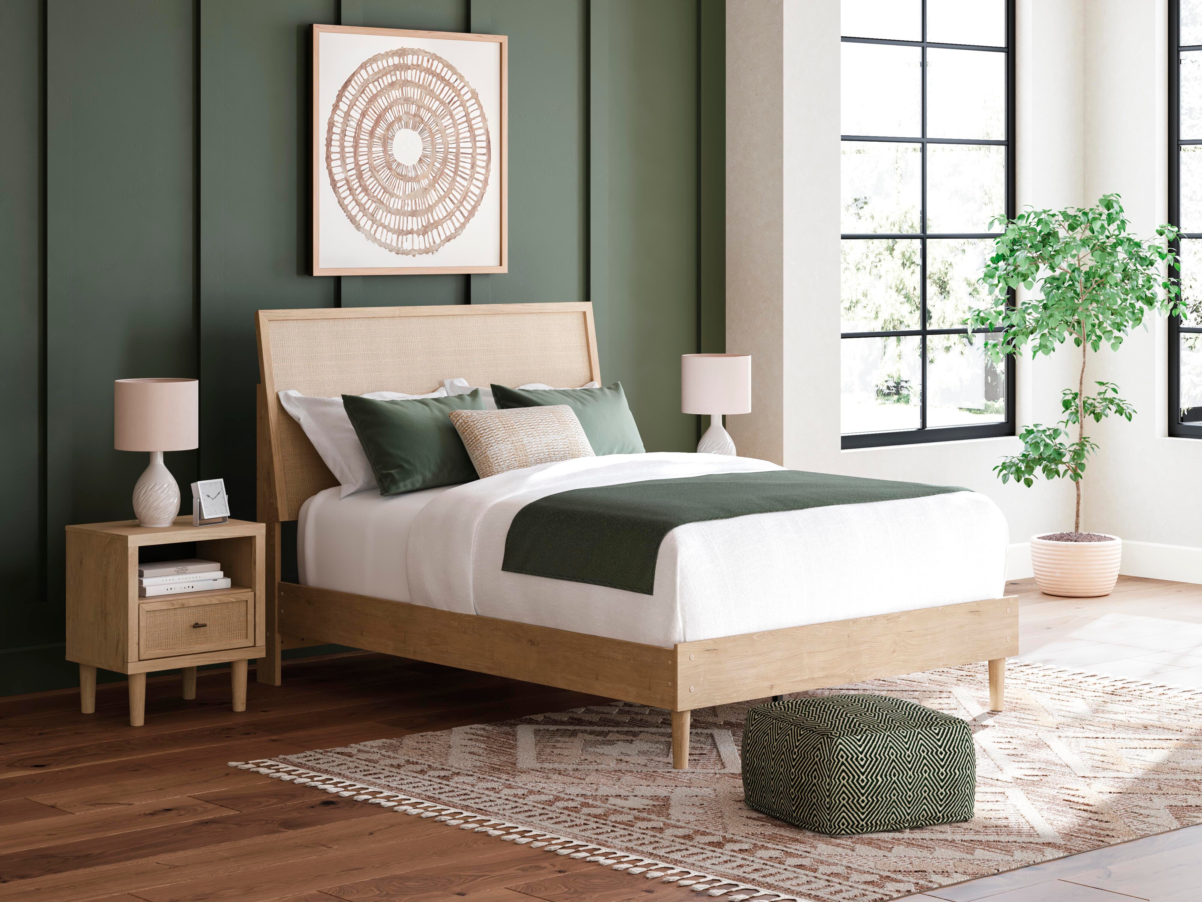 Dar Furniture - Ashley Furniture - Cielden Queen Panel Bed - Queen Panel Bed / Two-tone - B1199B3