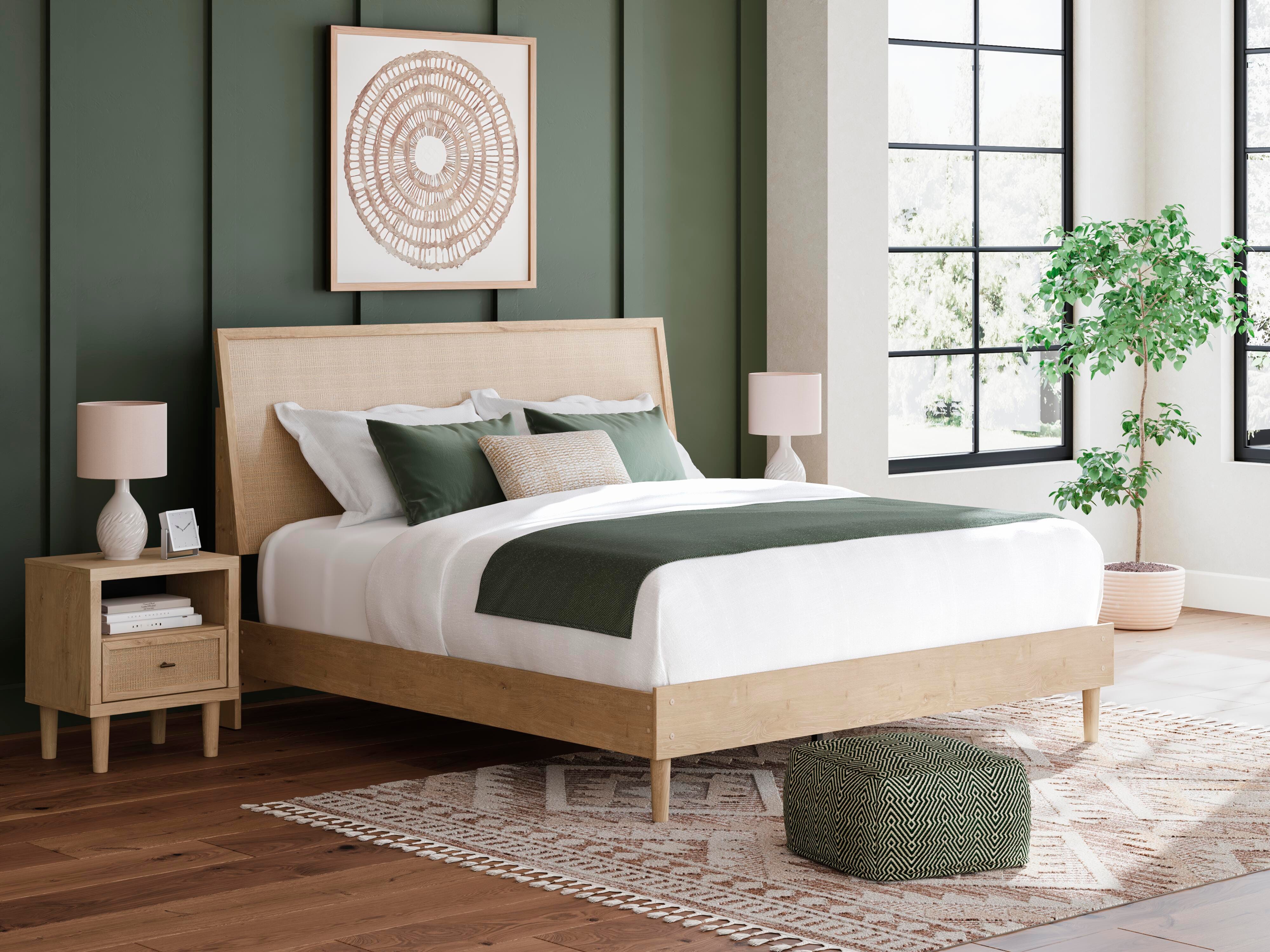 Dar Furniture - Ashley Furniture - Cielden King Panel Bed - King Panel Bed / Two-tone - B1199B5
