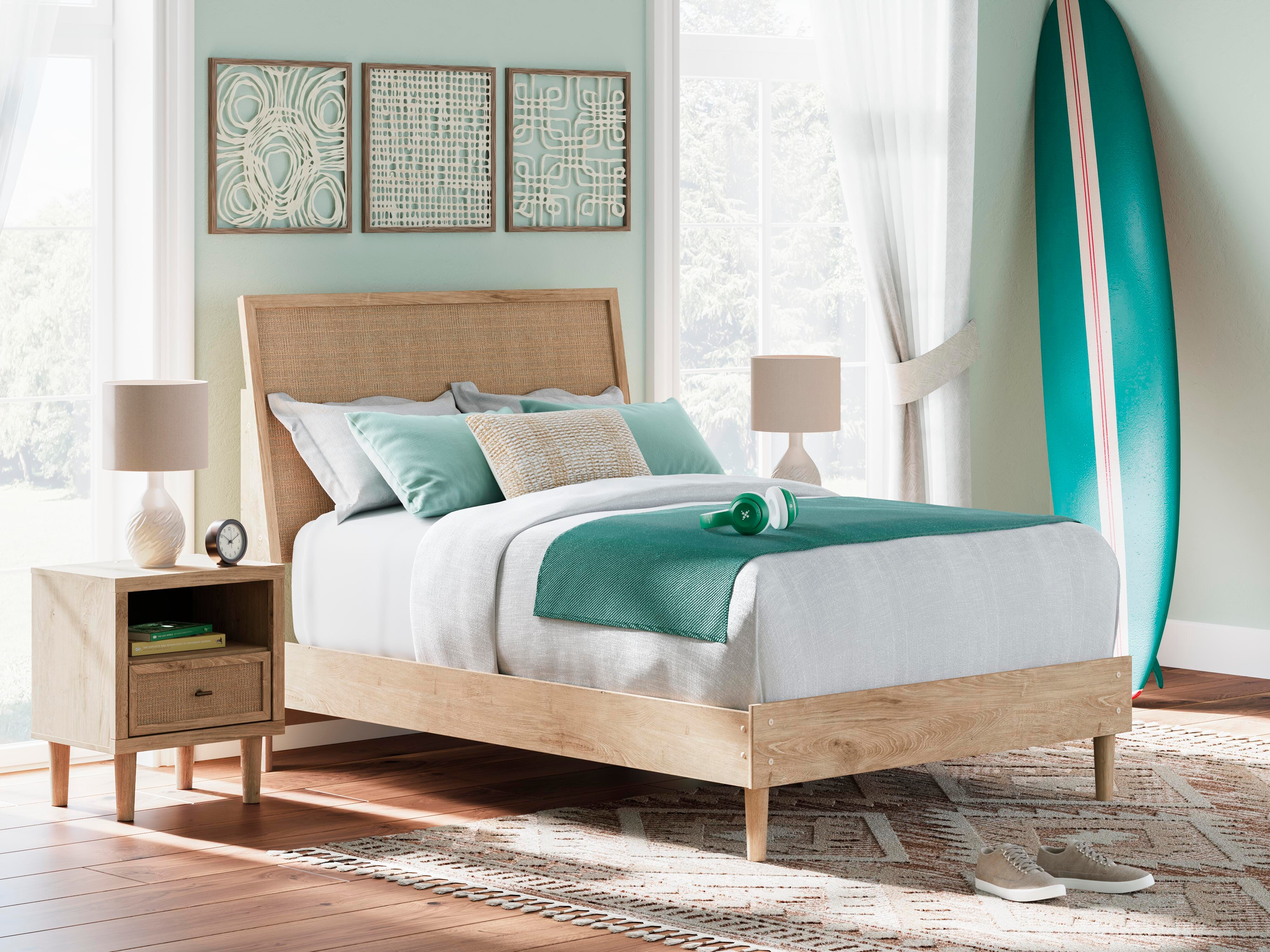 Dar Furniture - Ashley Furniture - Cielden Full Panel Bed - Full Panel Bed / Two-tone - B1199B6