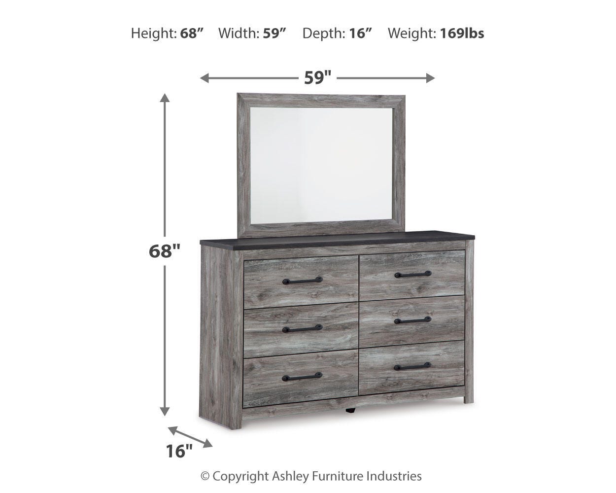 Bronyan Dresser and Mirror