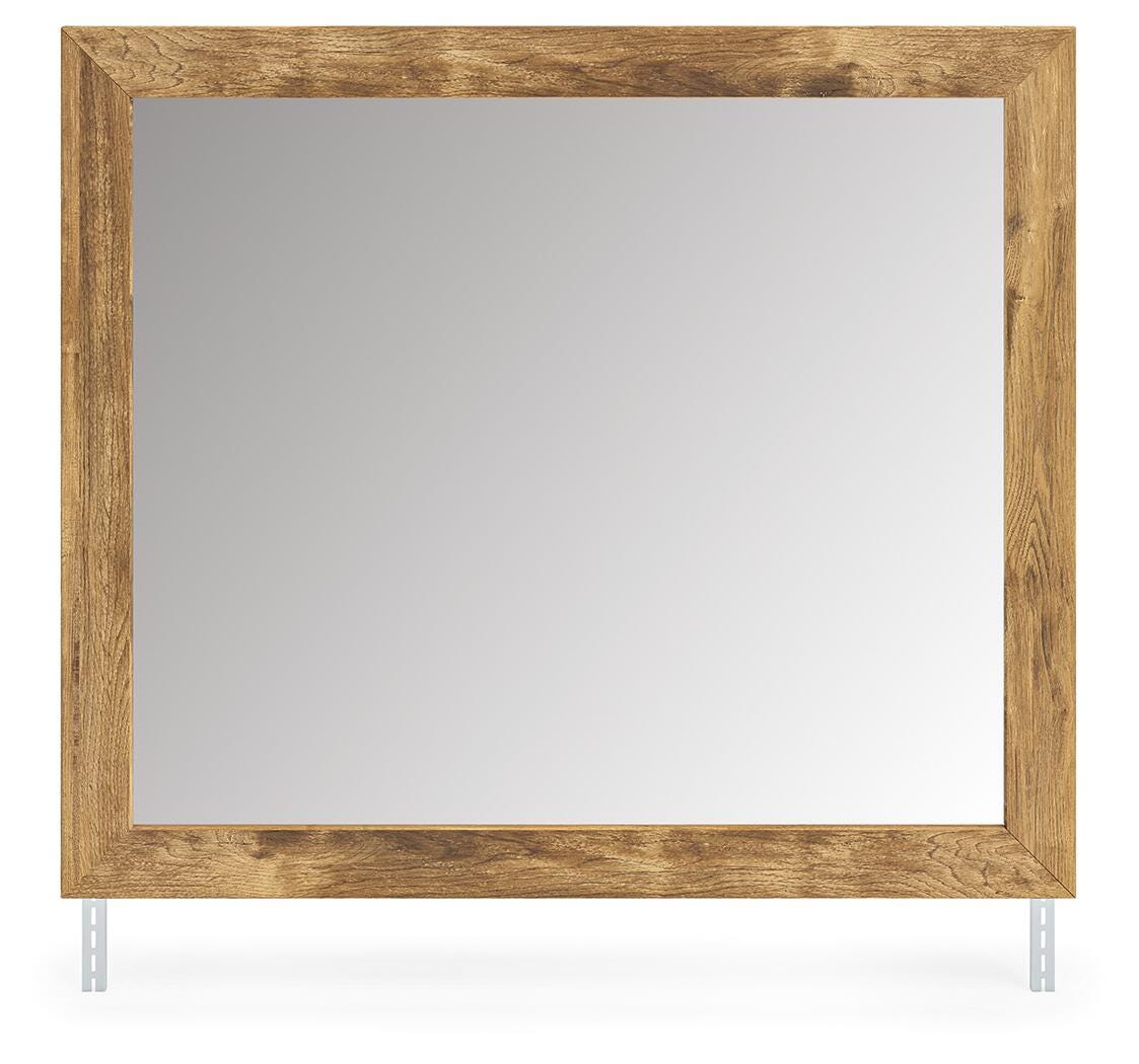 Dar Furniture - Ashley Furniture - Maystonna Bedroom Mirror - Bedroom Mirror / Brown - PCB1580-36
