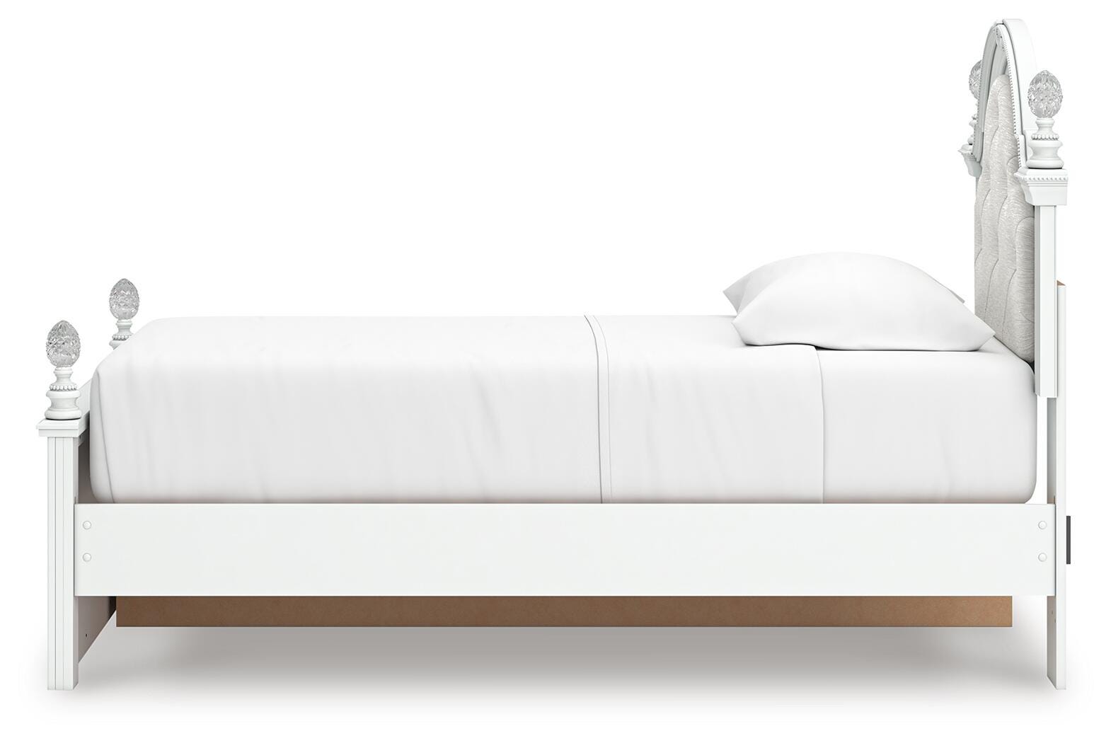 Kozlani Twin Upholstered Panel Storage Bed