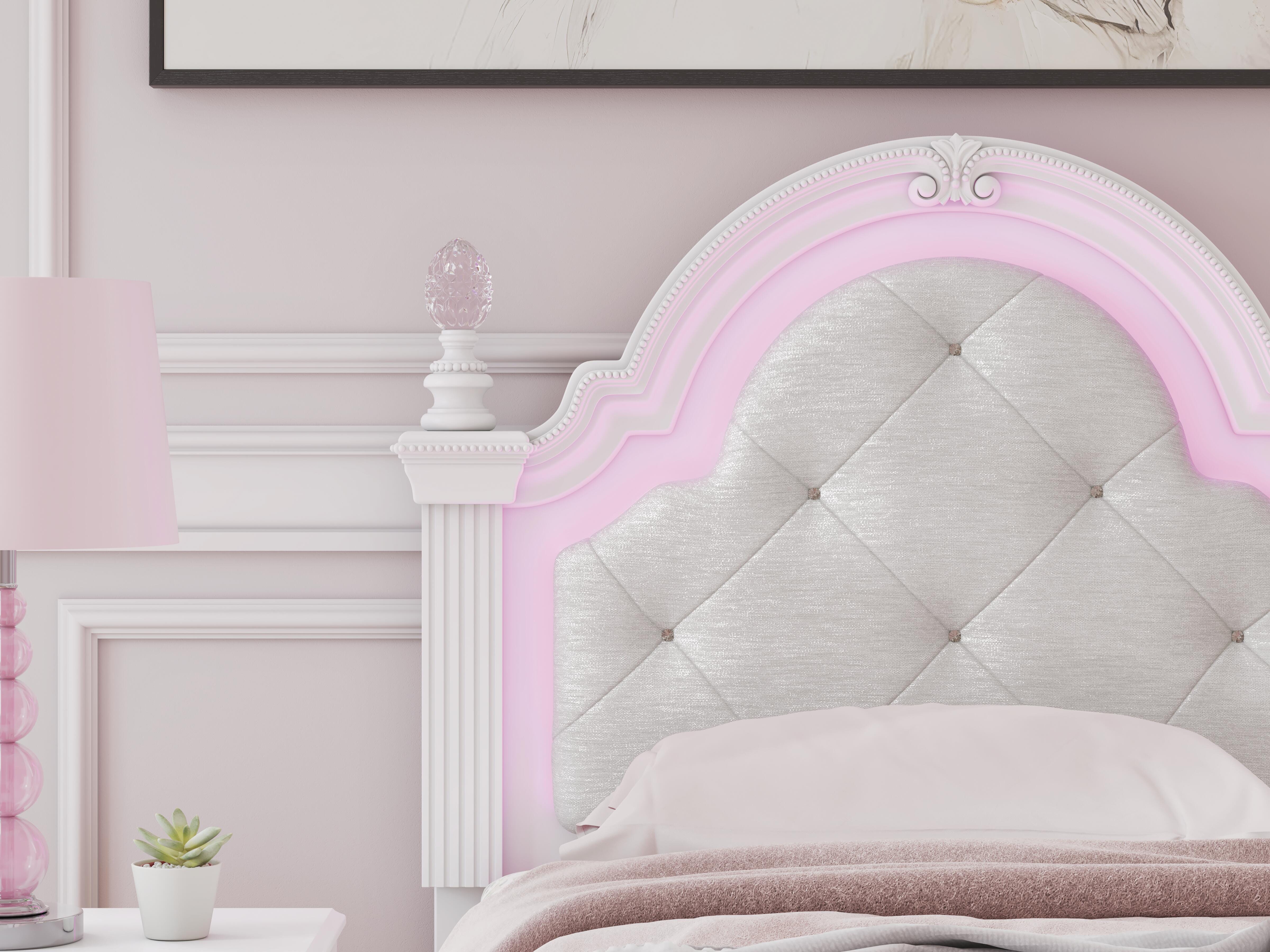Kozlani Twin Upholstered Panel Bed