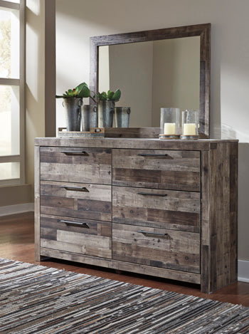 Dar Furniture - Ashley Furniture - Derekson Bedroom Mirror - Bedroom Mirror / Multi Gray - B200-36