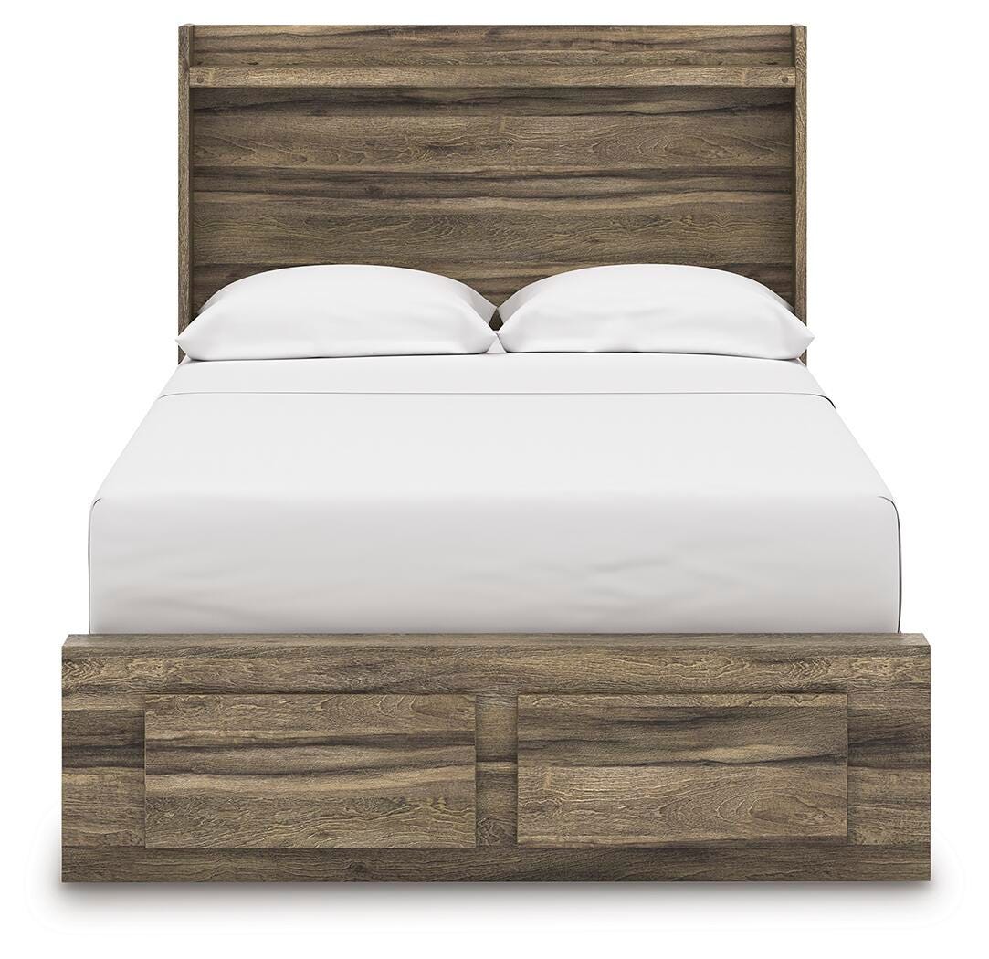 Elbrim Full Panel Storage Bed