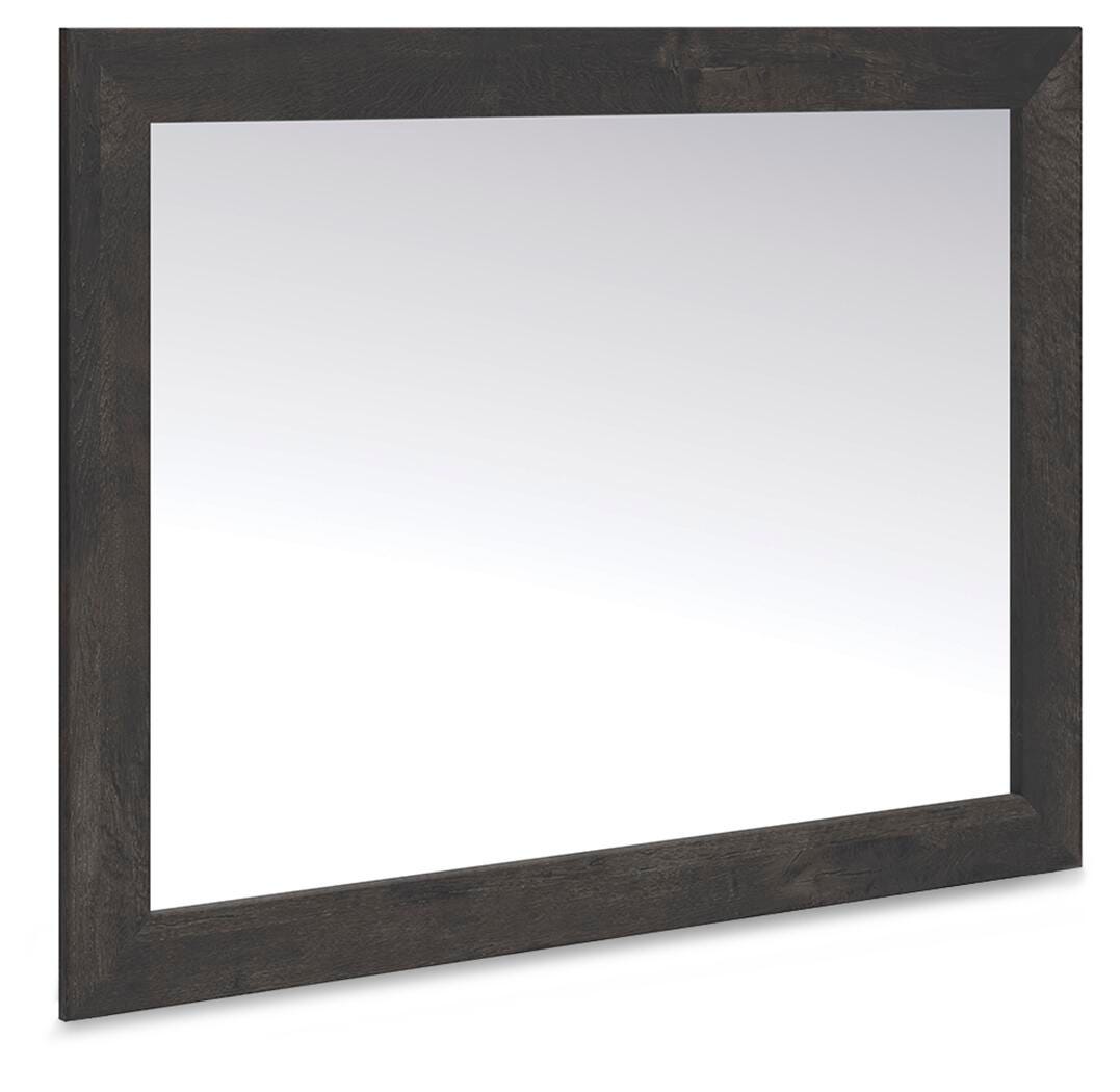 Dar Furniture - Ashley Furniture - Hollivern Bedroom Mirror - Bedroom Mirror / Dark Gray - PCB2108-36
